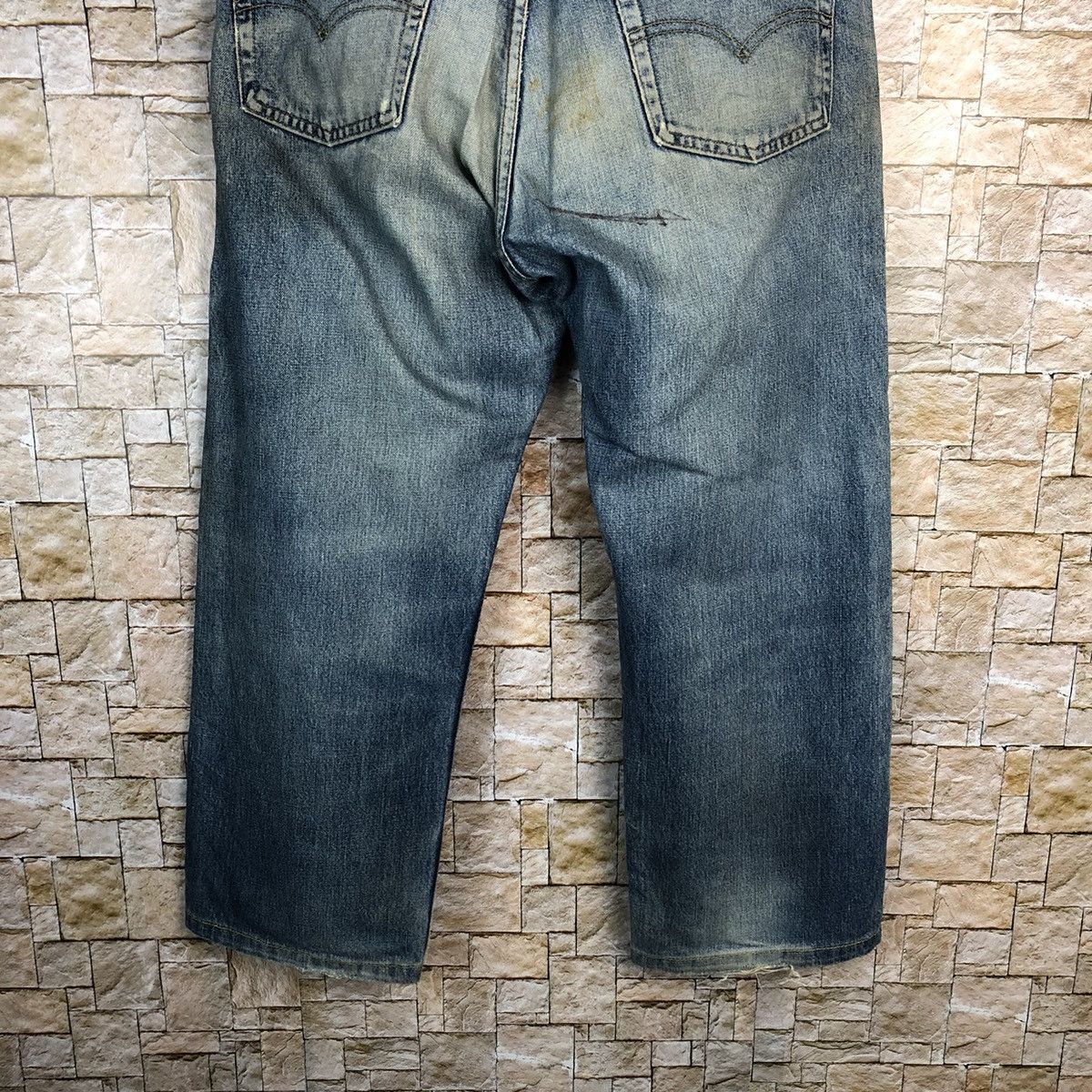 Levi's 503 Levis Blue faded Denim Pants #7572 Size US 34 / EU 50 - 16 Thumbnail