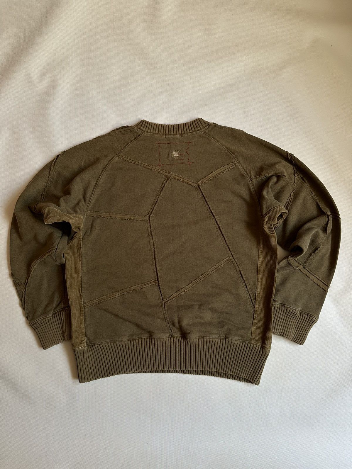 Japanese Brand Etienne Ozeki Patchwork Sweatshirt Size US L / EU 52-54 / 3 - 11 Thumbnail