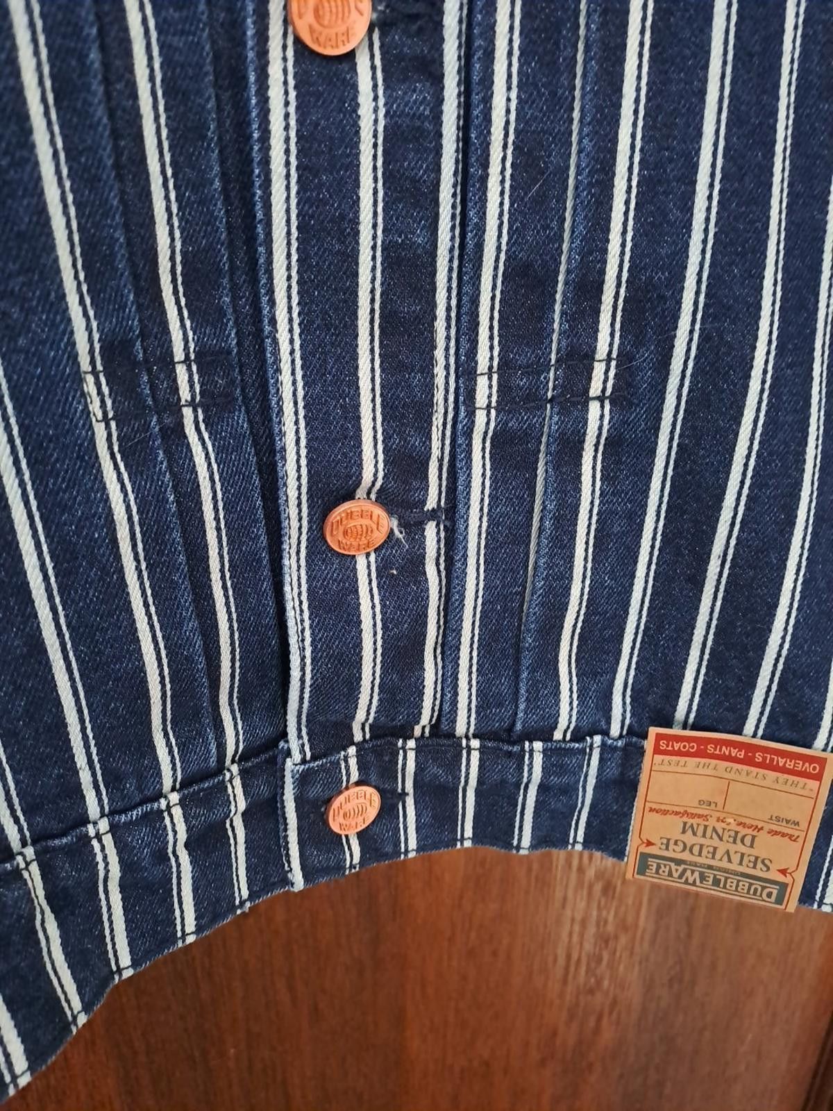 Other Dubbleware Navy Pinstripe Jacket Size M Nimes-SS22 Selvedge Size US M / EU 48-50 / 2 - 4 Thumbnail