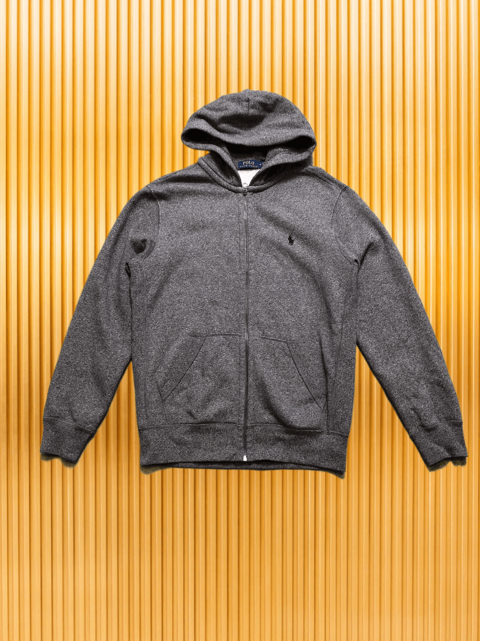 Polo Ralph Lauren hoodie zip vintage gray Polo Ralph Lauren streetwear logo Size US M / EU 48-50 / 2 - 1 Thumbnail