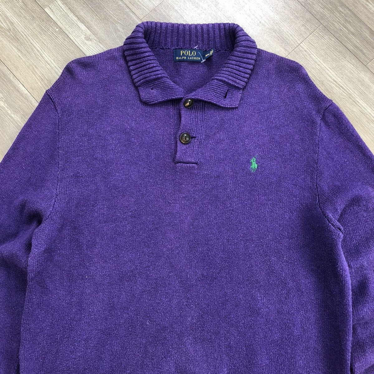 Polo Ralph Lauren Vintage Polo Ralph Lauren Knitted Sweatshirt Luxury Designer Size US M / EU 48-50 / 2 - 4 Thumbnail