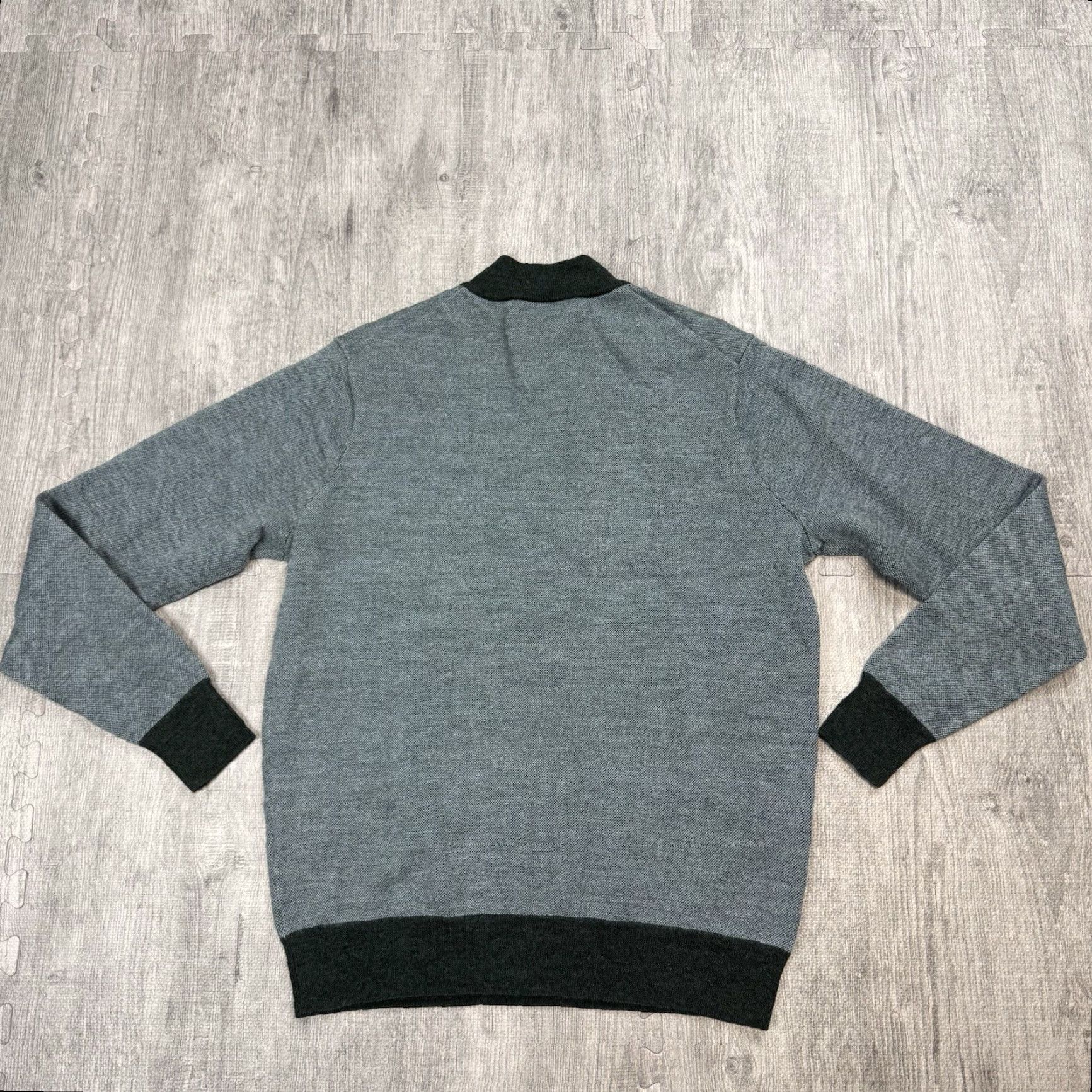Peter Millar Peter Millar Sweater Mens L Blue Merino Wool 1/4 Zip Mock Neck Preppy Classic Golf Mens Size US L / EU 52-54 / 3 - 6 Thumbnail