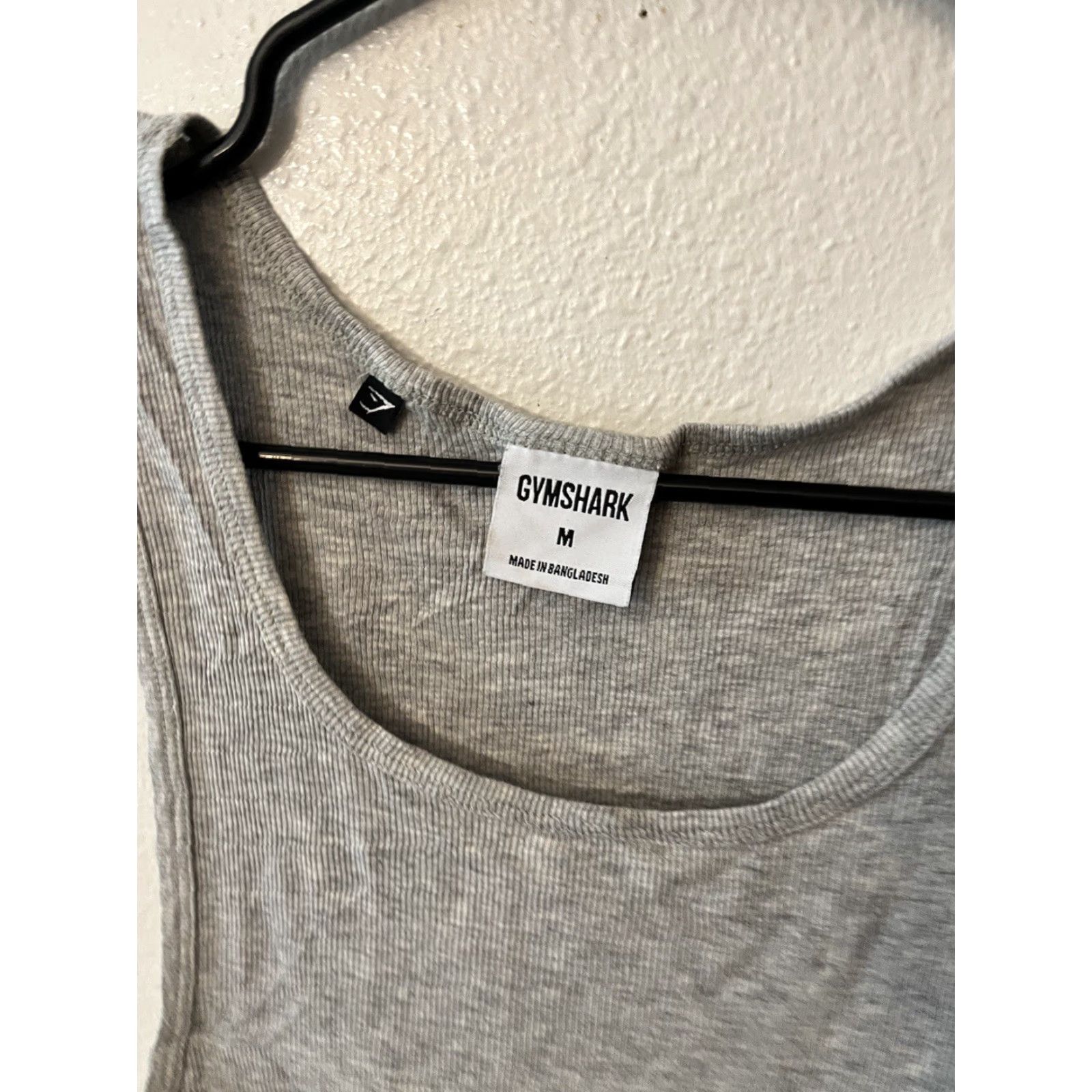 Gymshark VINTAGE Gymshark Women's Tank Top Medium Gray Marble Activewear 90s Size ONE SIZE - 3 Thumbnail