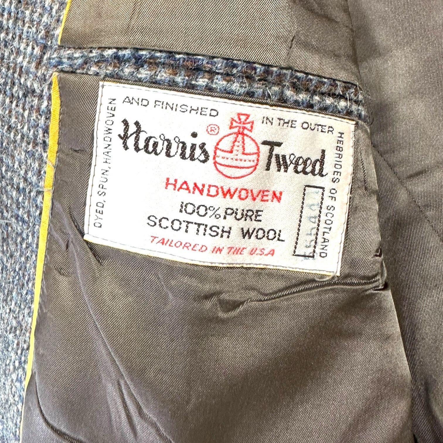 Harris Tweed American Craftsmen Harris Tweed Blazer Mens 42R Sport Coat Size 42R - 5 Thumbnail