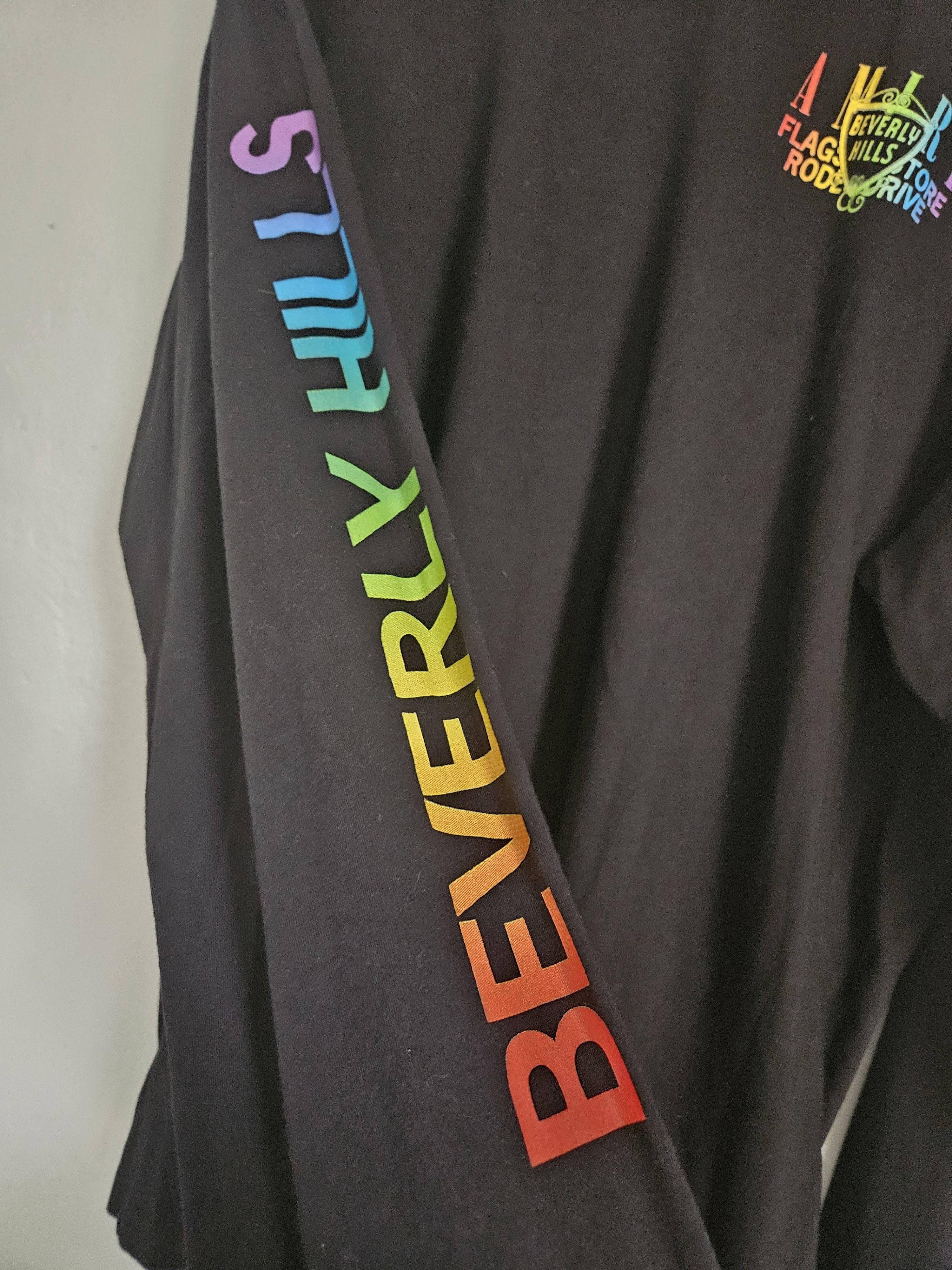 Amiri Beverly Hills Rainbow Long Sleeve T Shirt Size US XL / EU 56 / 4 - 7 Thumbnail