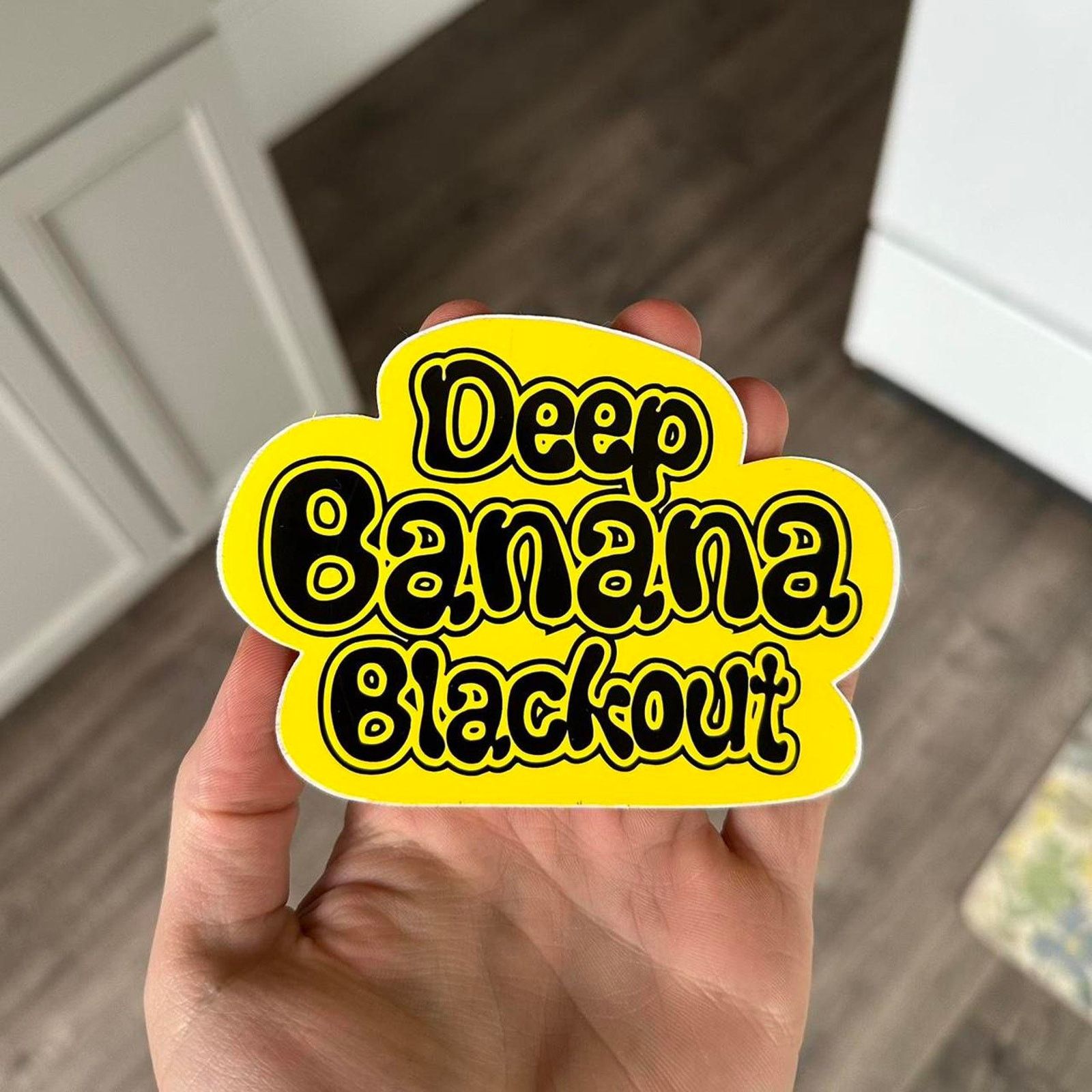 Vintage Rare Vintage Deep Banana Blackout Rock Band Logo Sticker Size ONE SIZE - 1 Thumbnail