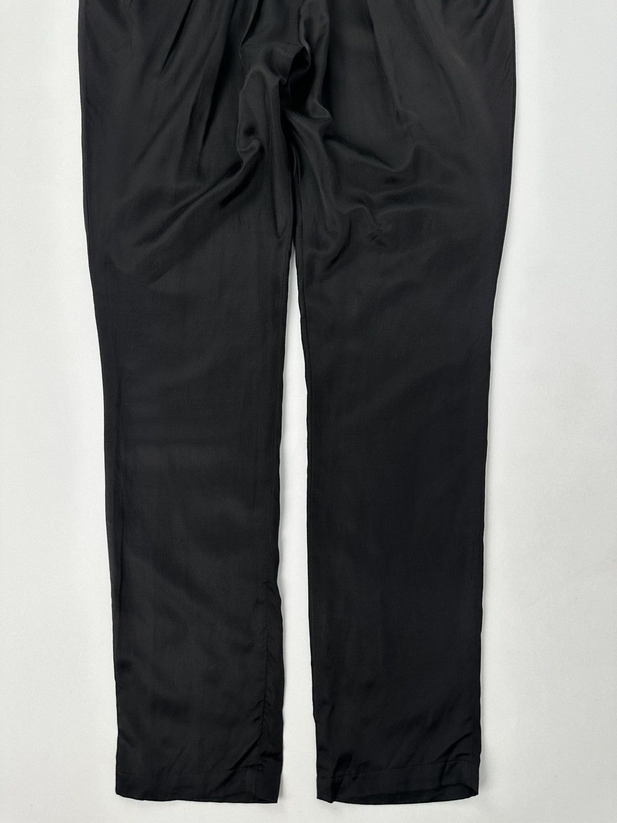 Limi Feu × Yohji Yamamoto Limi Feu Gabardine Drop Crotch Pleated Front Pants Size 26" / US 2 / IT 38 - 4 Thumbnail
