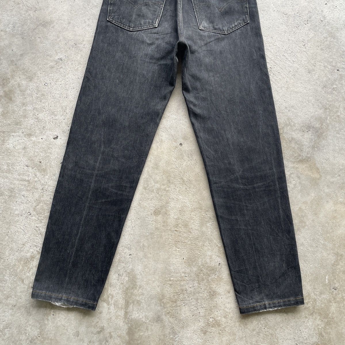 Levi's Vintage Clothing W29💥 Vintage Levi’s Black Jeans Faded Distressed Jeans Pants Size US 29 - 13 Thumbnail