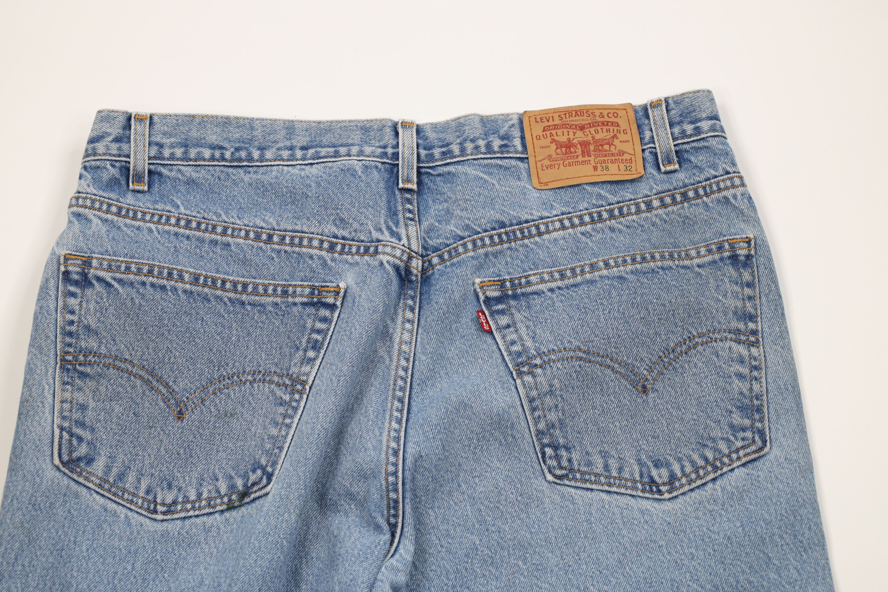 Levi's Vintage Y2K 2002 Levis Relaxed Fit Straight Leg Denim Jeans Size US 38 / EU 54 - 10 Thumbnail