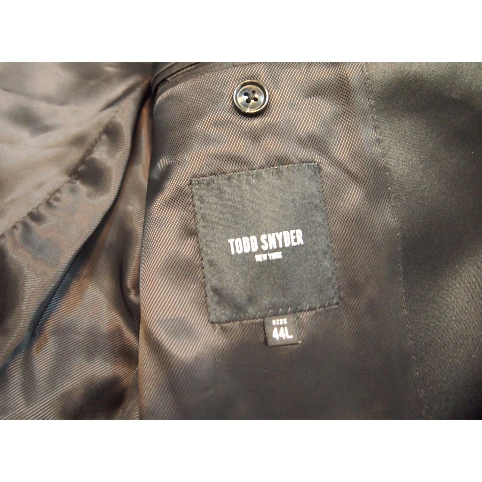 Todd Snyder Todd Snyder Tuxedo Jacket Mens 44L Navy Peak Lapel Dinner NWT Made in Italy Size 44R - 6 Thumbnail