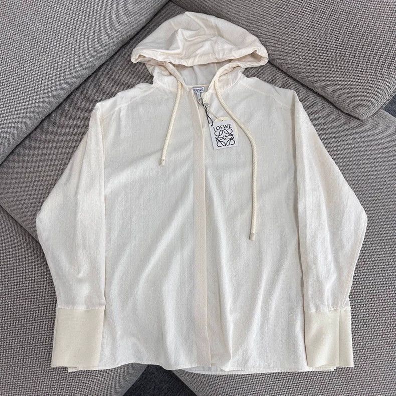 Loewe LOEWE Tinted logo printed on the hooded sun shirt Size XXS / US 00 / IT 34 - 1 Thumbnail