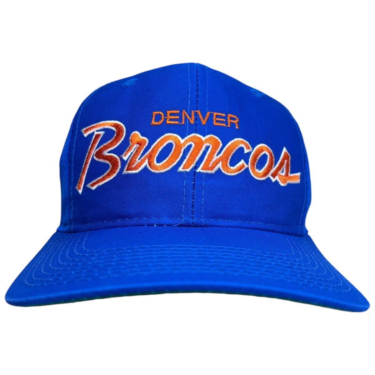 NFL × Sports Specialties × Vintage 1990s NFL Denver Broncos Script Sports Specialties Snapback Size ONE SIZE - 1 Thumbnail