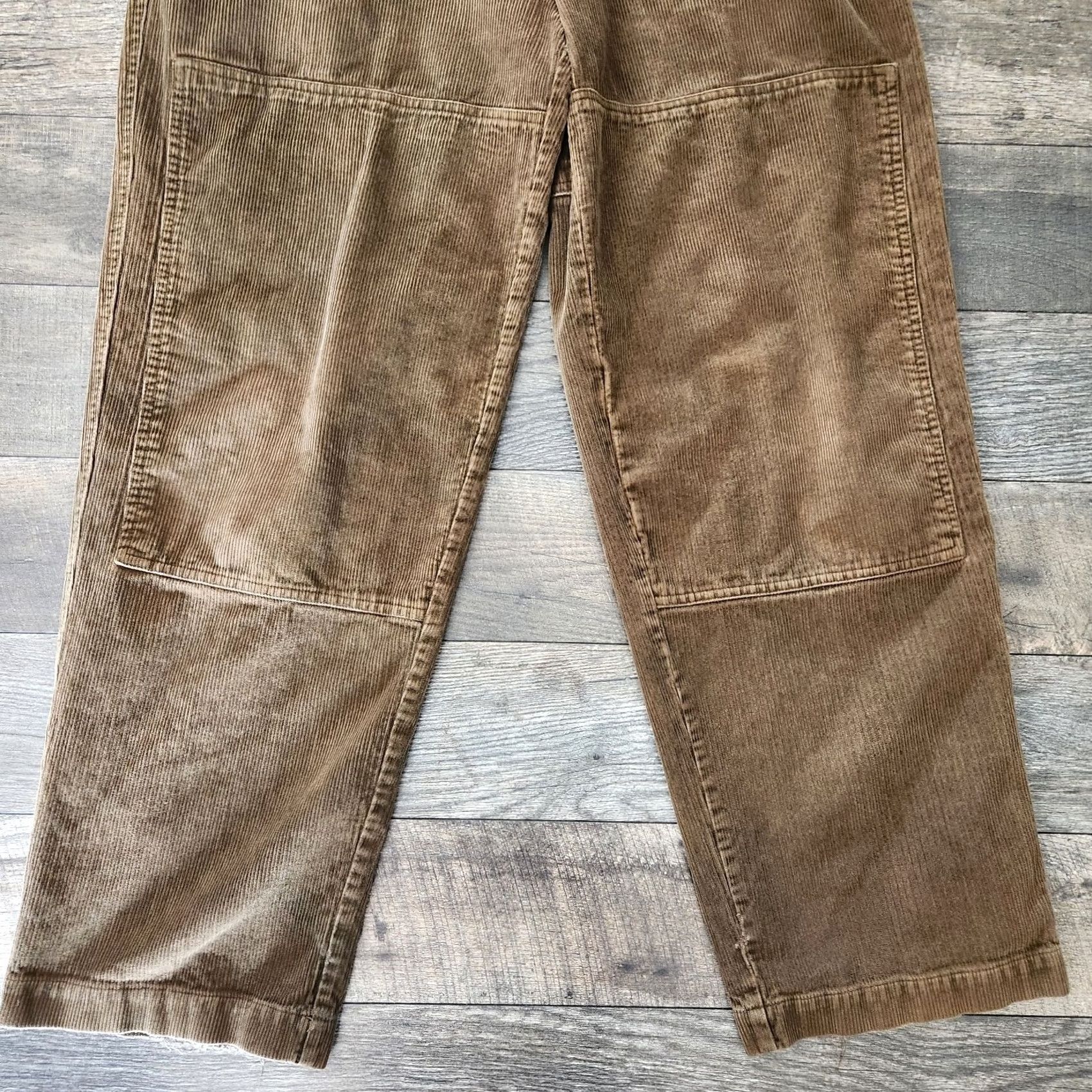 Abercrombie & Fitch VINTAGE Abercrombie & Fitch Corduroy Pants Mens 32x30 Olive Wide Leg Carpenter Pocket Slash 90s Y2K Slim/Relaxed Regular Wool? Size US 32 / EU 48 - 2 Thumbnail