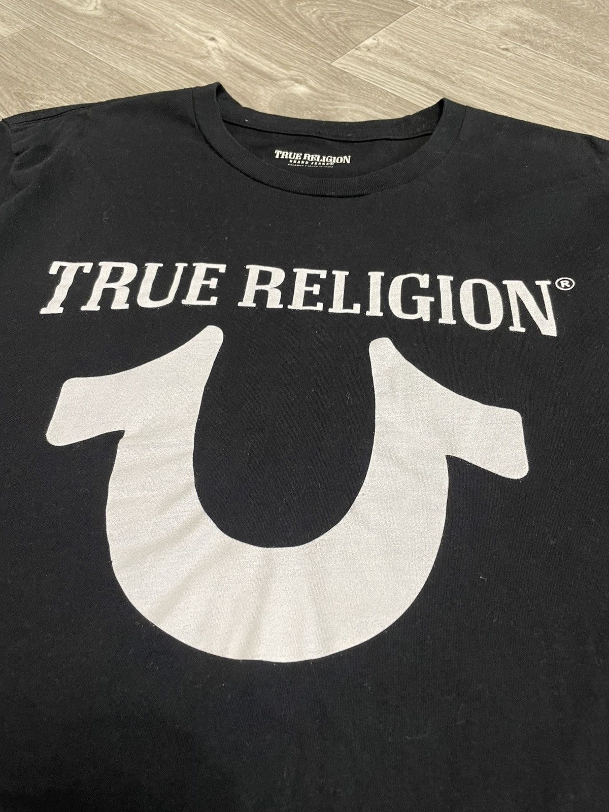 True Religion True Religion Big Logo Black T-Shirt Y2K Size XXL Size US XXL / EU 58 / 5 - 4 Thumbnail