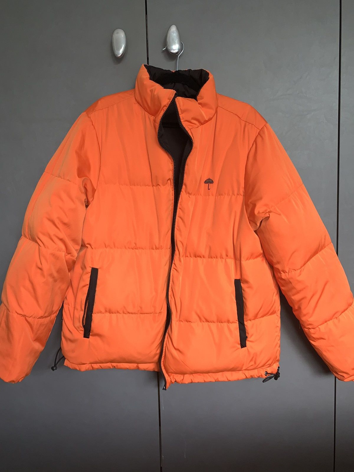 Helas Helas reversible black and orange down puffer jacket Size US S / EU 44-46 / 1 - 2 Thumbnail
