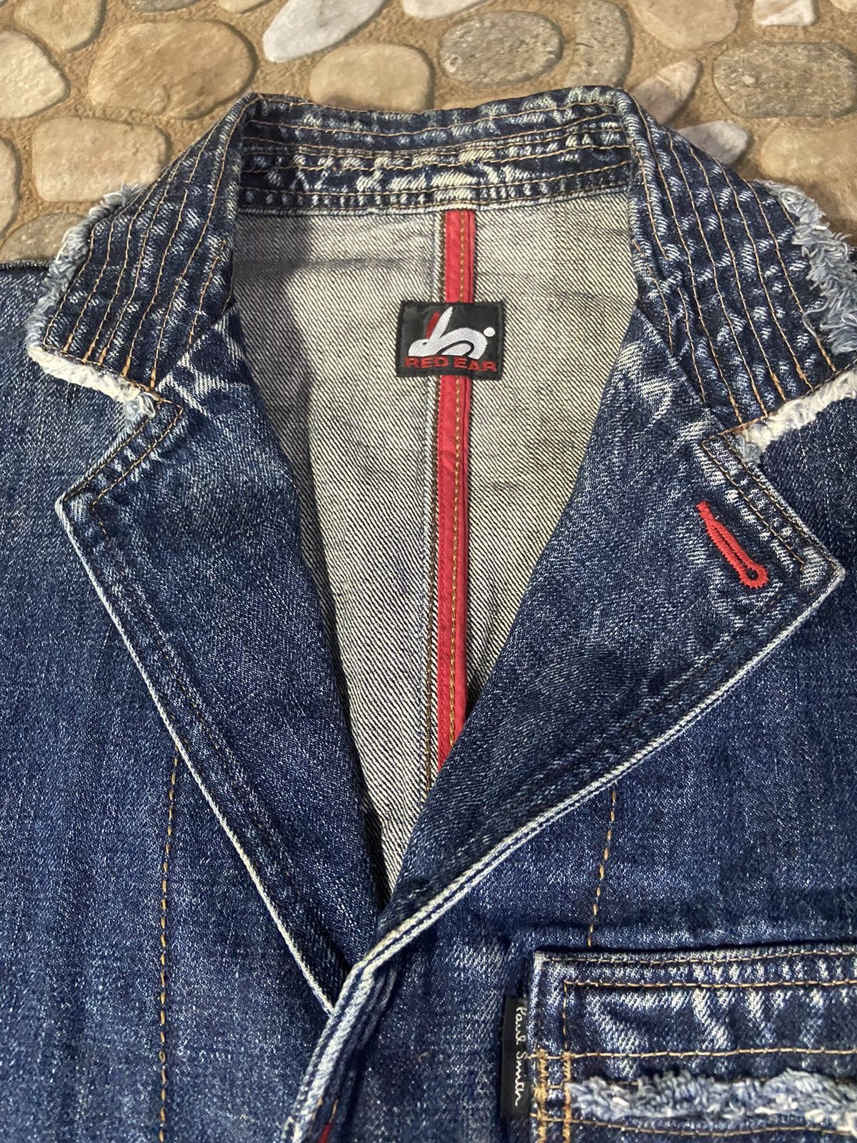 Paul Smith Red Ear × Vintage VTG RED EAR DENIM PARKA JAPANESE JACKET Size US M / EU 48-50 / 2 - 5 Thumbnail