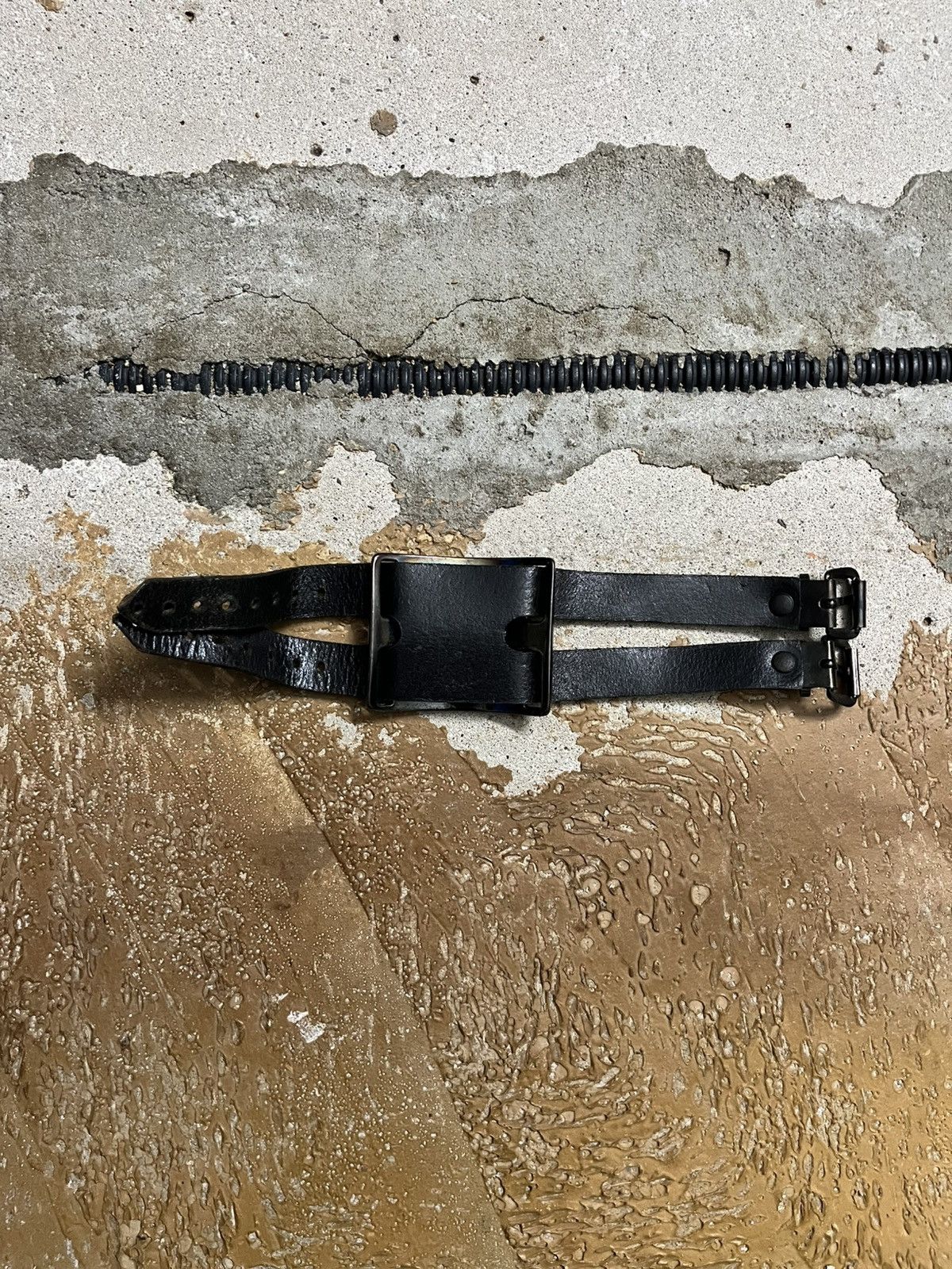 Dirk Bikkembergs Vintage Dirk Bikkembergs rare leather metal bracelet Size ONE SIZE - 6 Thumbnail