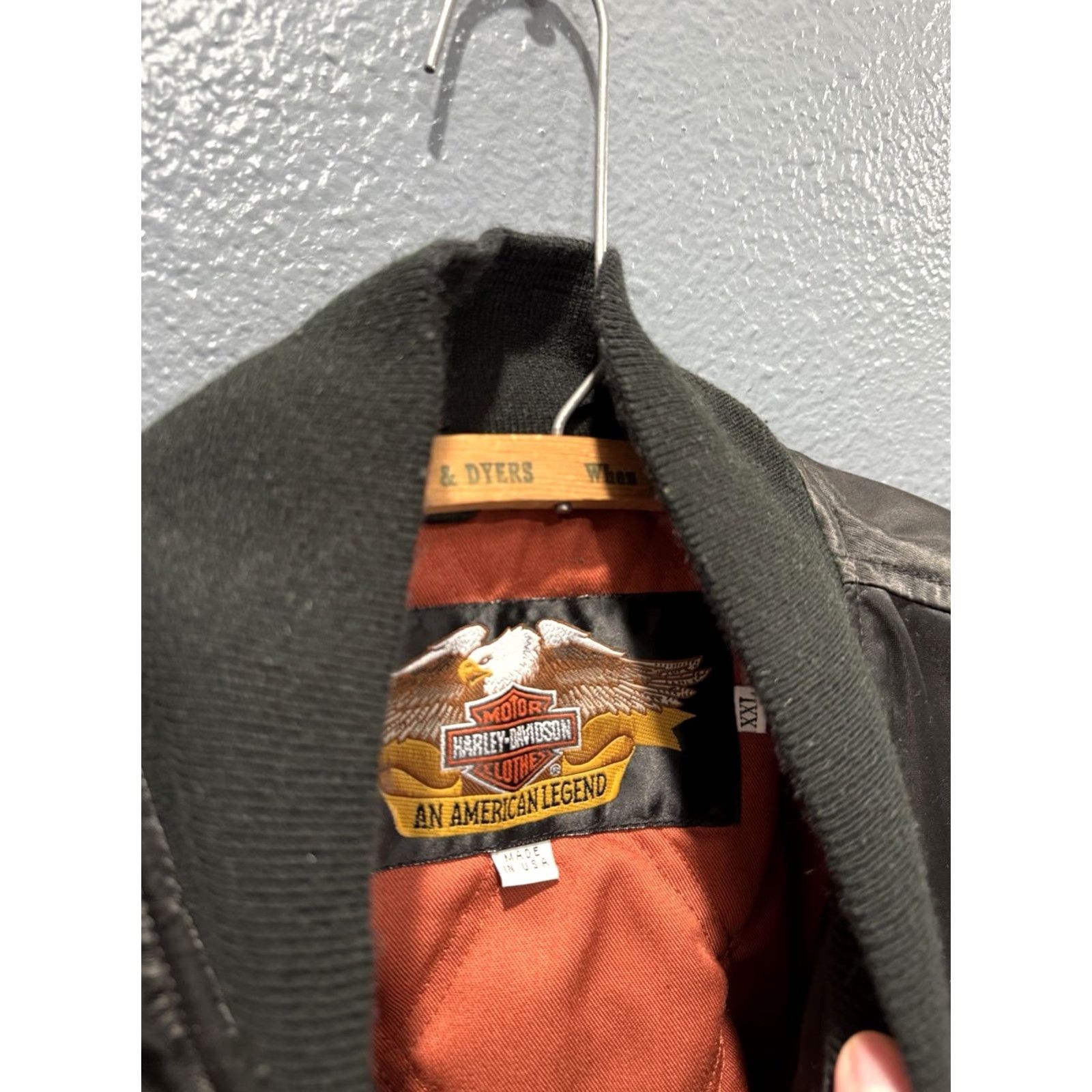 Harley Davidson VINTAGE Harley Davidson Motorcycles Black Satin Bomber Jacket 2XL USA 1990s Motorcycle/Biker Mens Size US XXL / EU 58 / 5 - 4 Thumbnail