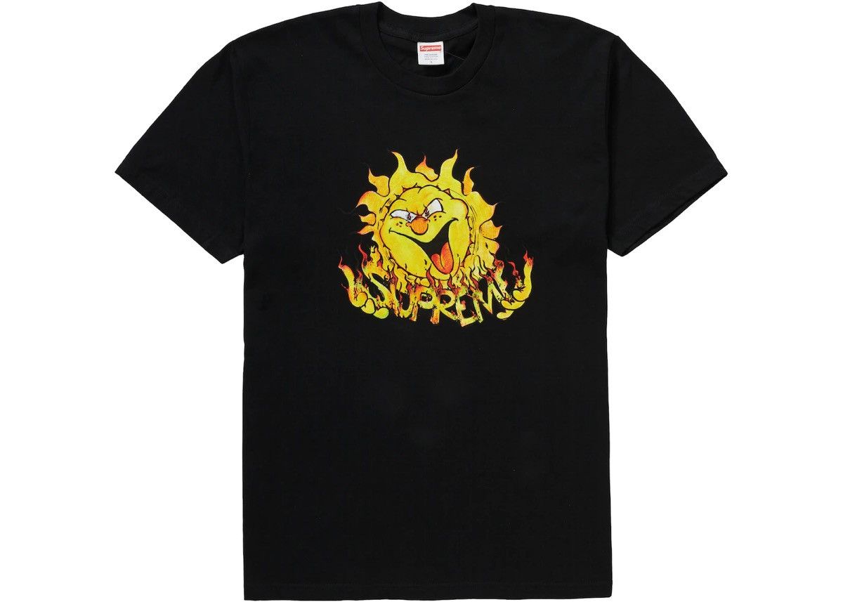 Supreme Supreme Sun Tee Black Size US M / EU 48-50 / 2 - 1 Thumbnail