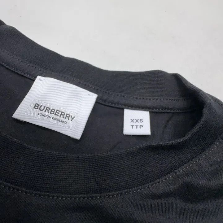 Other Burberry Burberry Black Cotton Short Sleeve T-Shirt for Me Size US XXS / EU 40 - 4 Thumbnail