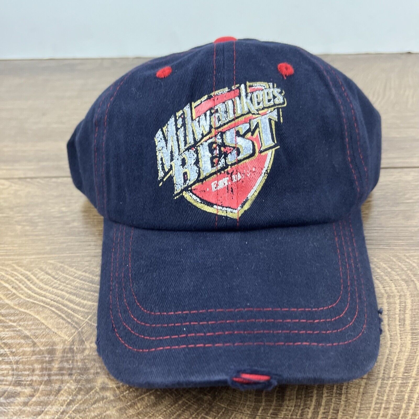 Other Milwaukees Best Blue Hat Blue Milwaukee Cap Adjustable Blue Size ONE SIZE - 6 Thumbnail