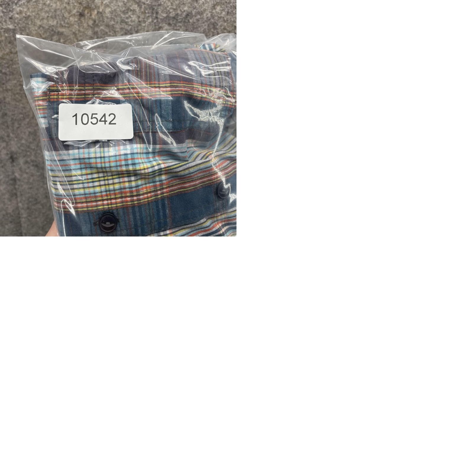 Levi's VINTAGE Levi's Shirt Men Medium Blue Button Down Short Sleeve Madras Plaid Western"> Size US M / EU 48-50 / 2 - 10 Thumbnail