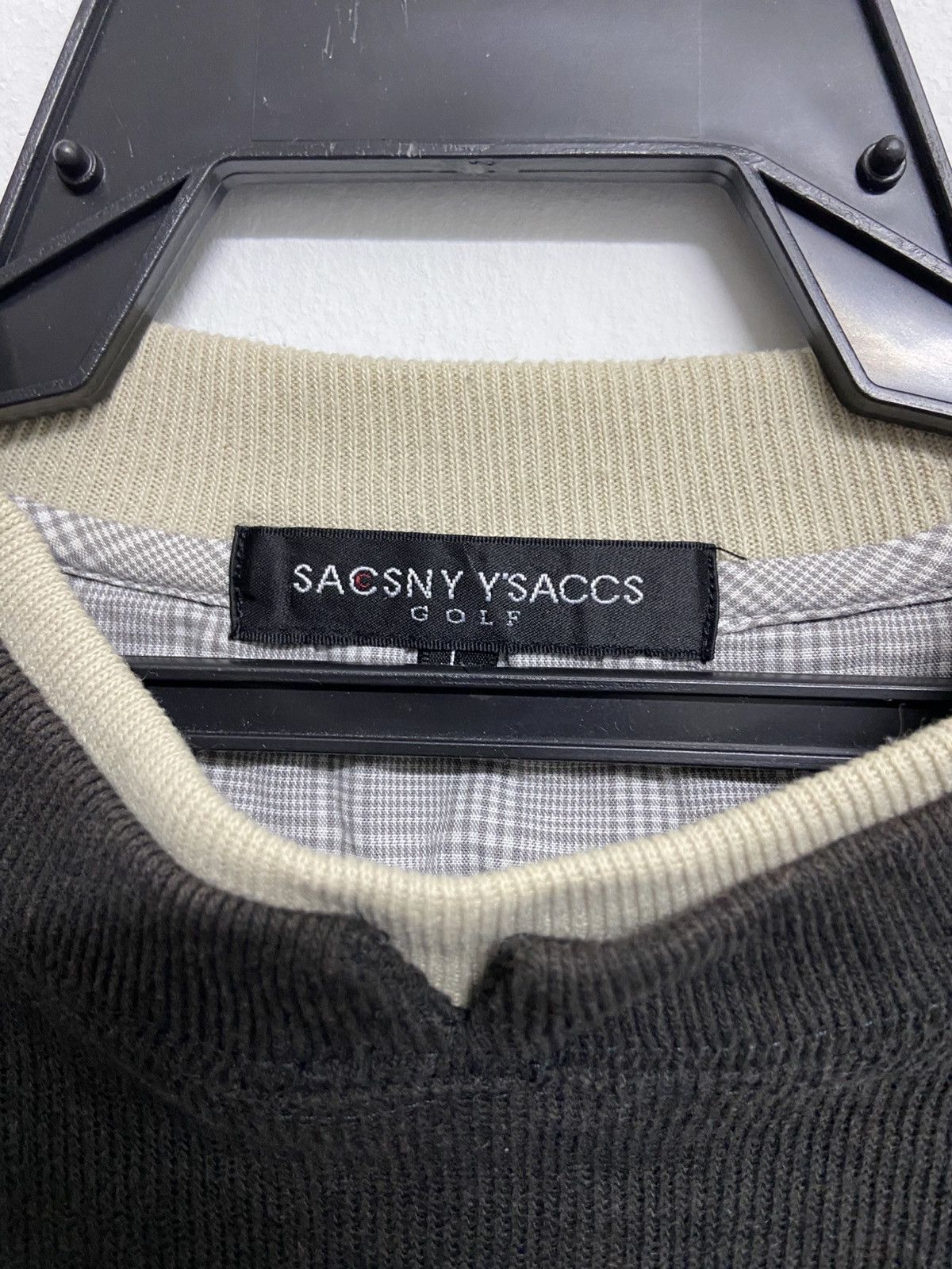Yohji Yamamoto Vintage Sacsny Y’s Accs Golf Sweater Size US L / EU 52-54 / 3 - 9 Thumbnail