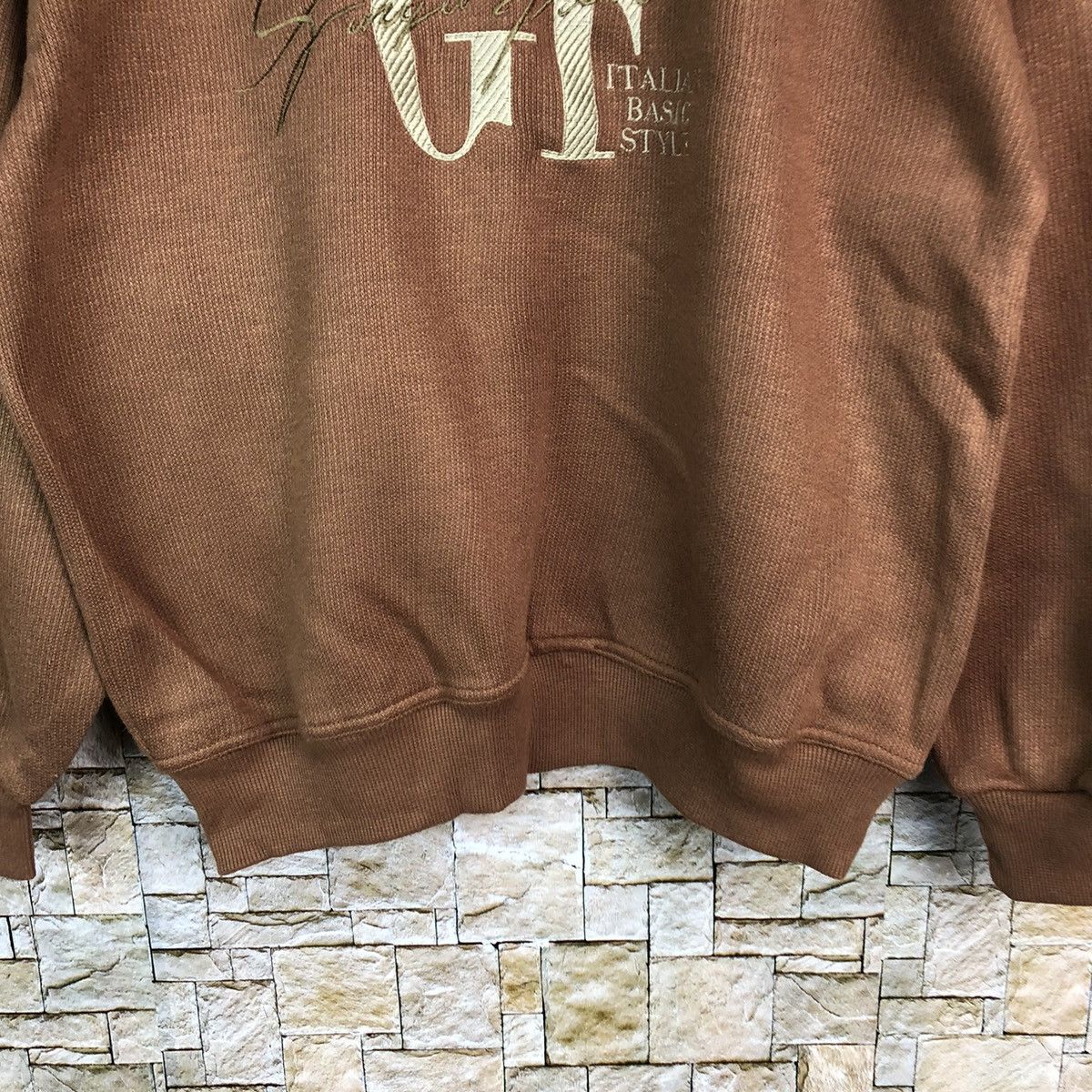 Japanese Brand × Vintage Giorgio Ferrari Brown Sweatshirt #A419 Size US M / EU 48-50 / 2 - 6 Thumbnail