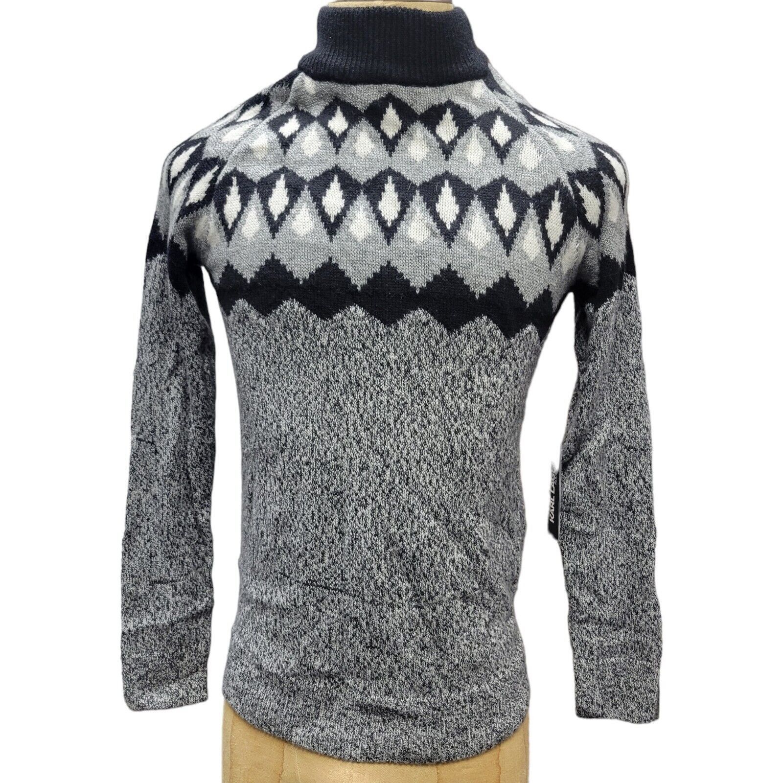 Karl Lagerfeld Karl Lagerfeld Wool Nylon Men's Sweater. Size Small. New W Size US S / EU 44-46 / 1 - 2 Thumbnail