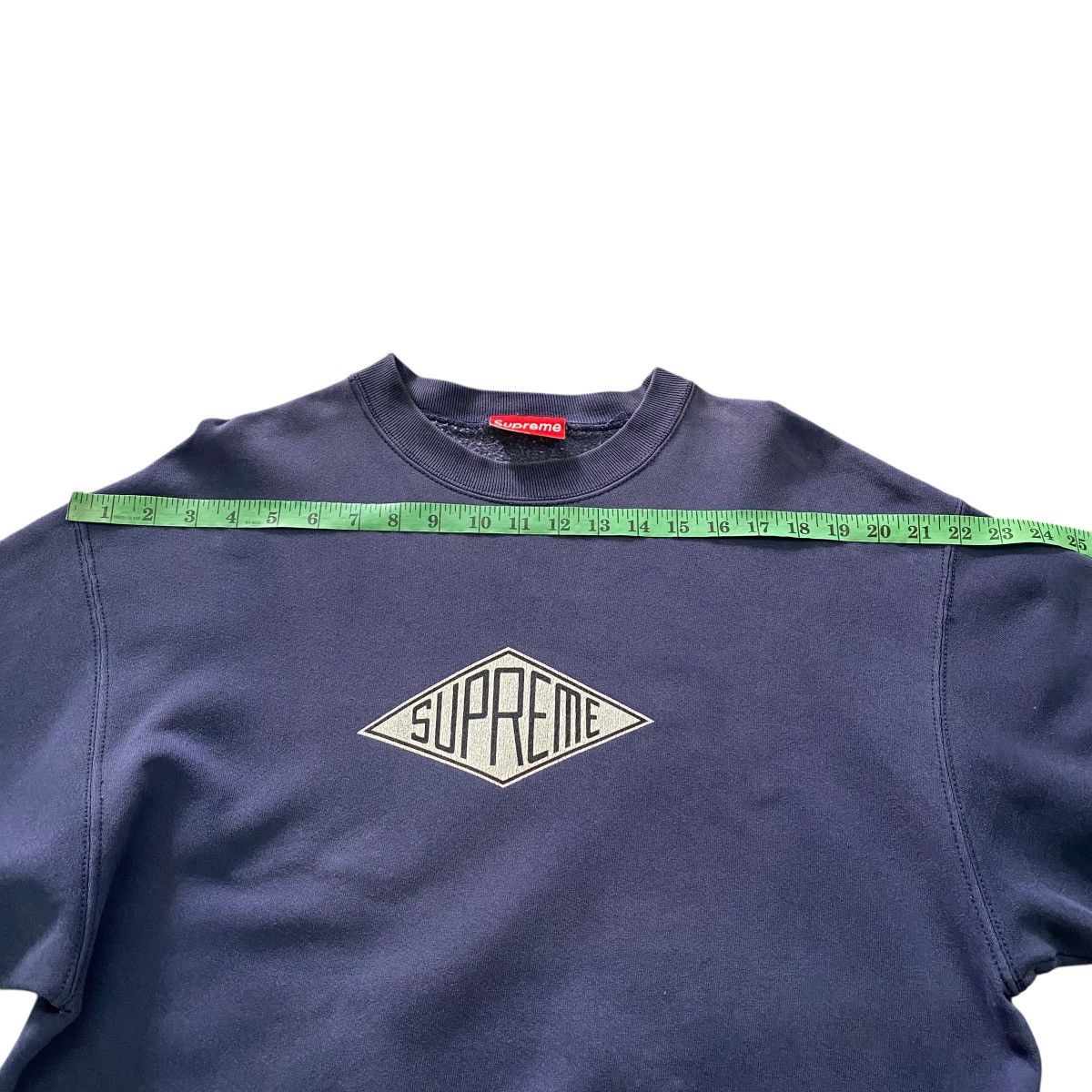 Supreme × Vintage Vintage 90s Supreme Sweatshirt L Size Blue Colour Size US L / EU 52-54 / 3 - 15 Thumbnail