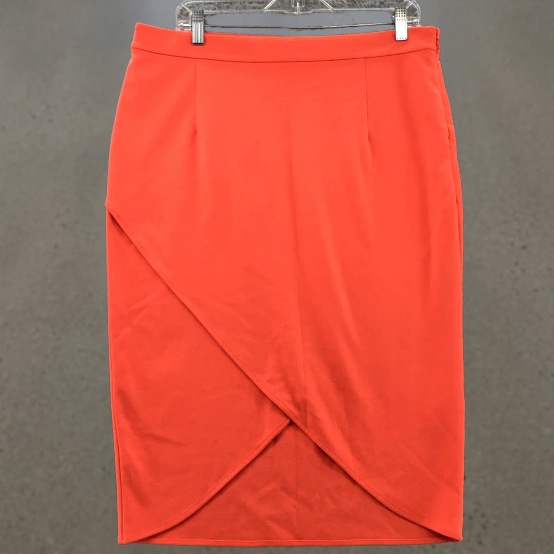 Banana Republic Banana Republic Straight & Pencil Skirt Women Orange Casual Knee Length 32 14 Regular Zip Lined Stretch (Vintage: No) Womens Size 24" / US 00 / IT 34 - 1 Thumbnail