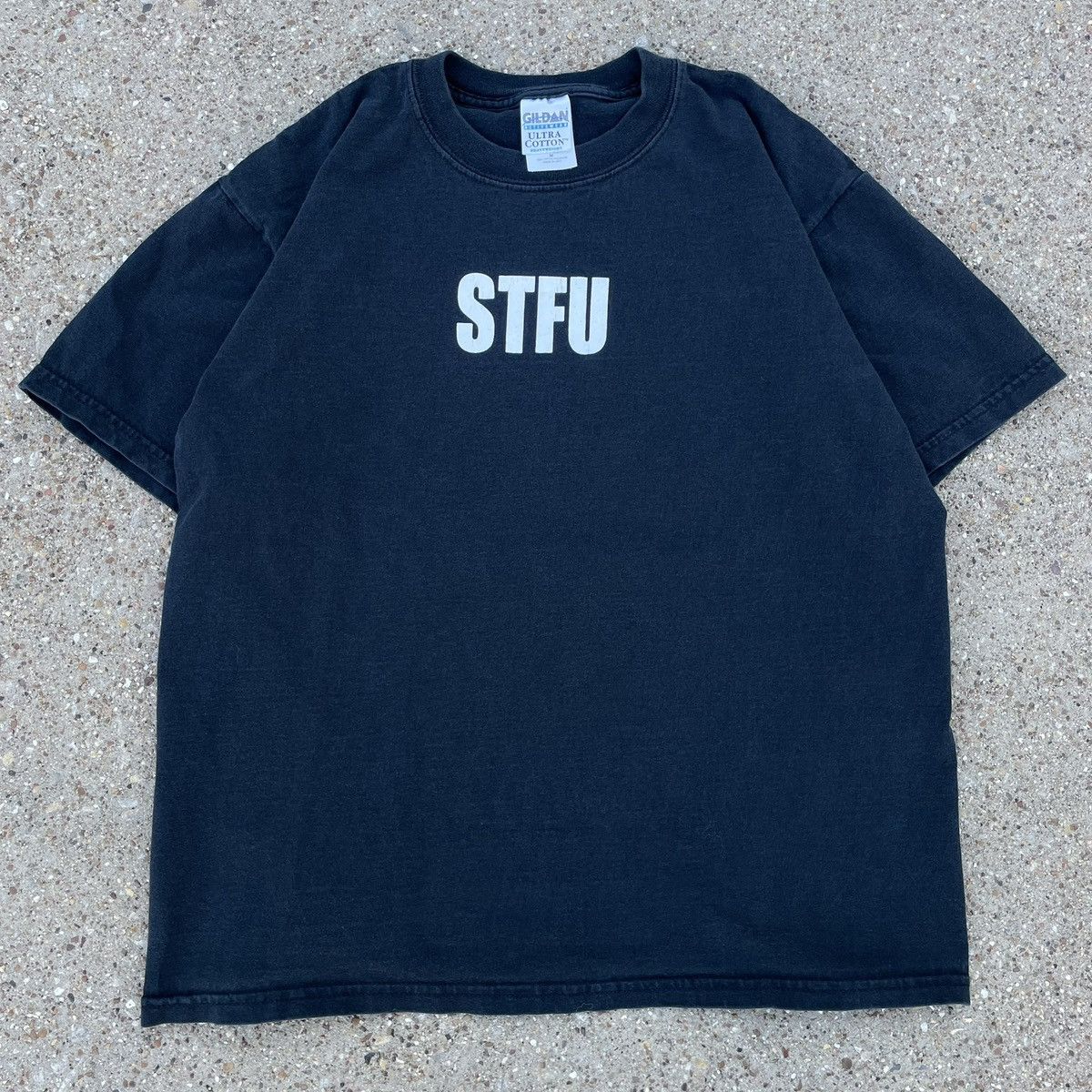 Gildan Vintage STFU Shut The F*** Up Tee Funny Mens Medium Size US M / EU 48-50 / 2 - 2 Thumbnail