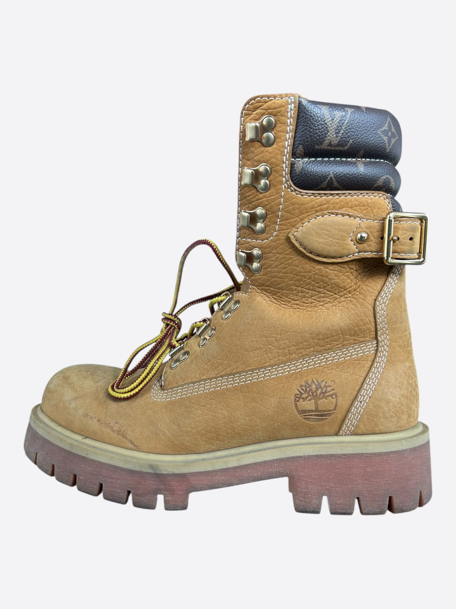 Louis Vuitton Louis Vuitton Timberland Wheat & Brown Monogram Ranger Boots Size US 9 / EU 42 - 3 Thumbnail