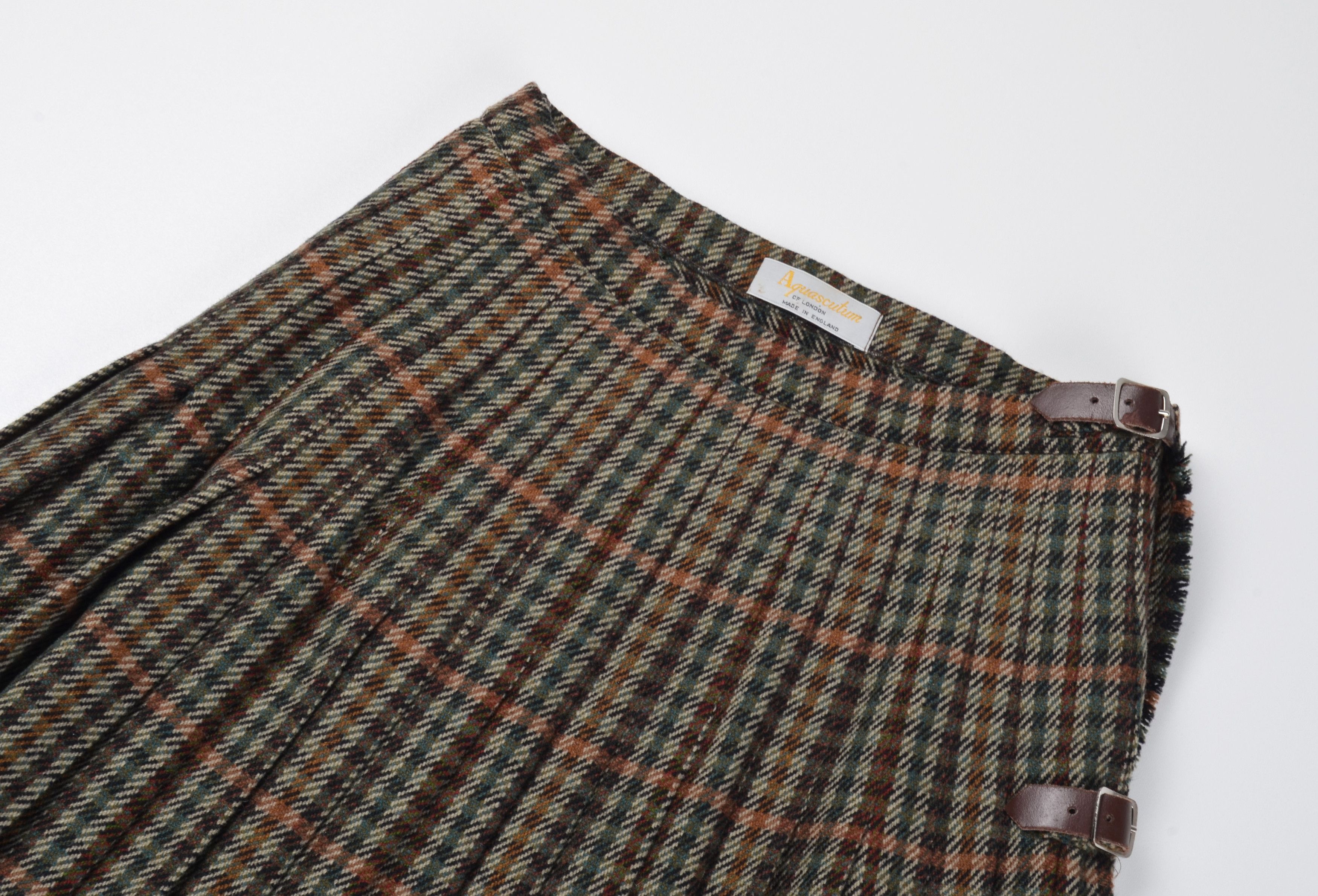 Aquascutum Vintage Aquascutum Tweed Suit Set Skirt Blazer Check Wool Size M / US 6-8 / IT 42-44 - 15 Thumbnail