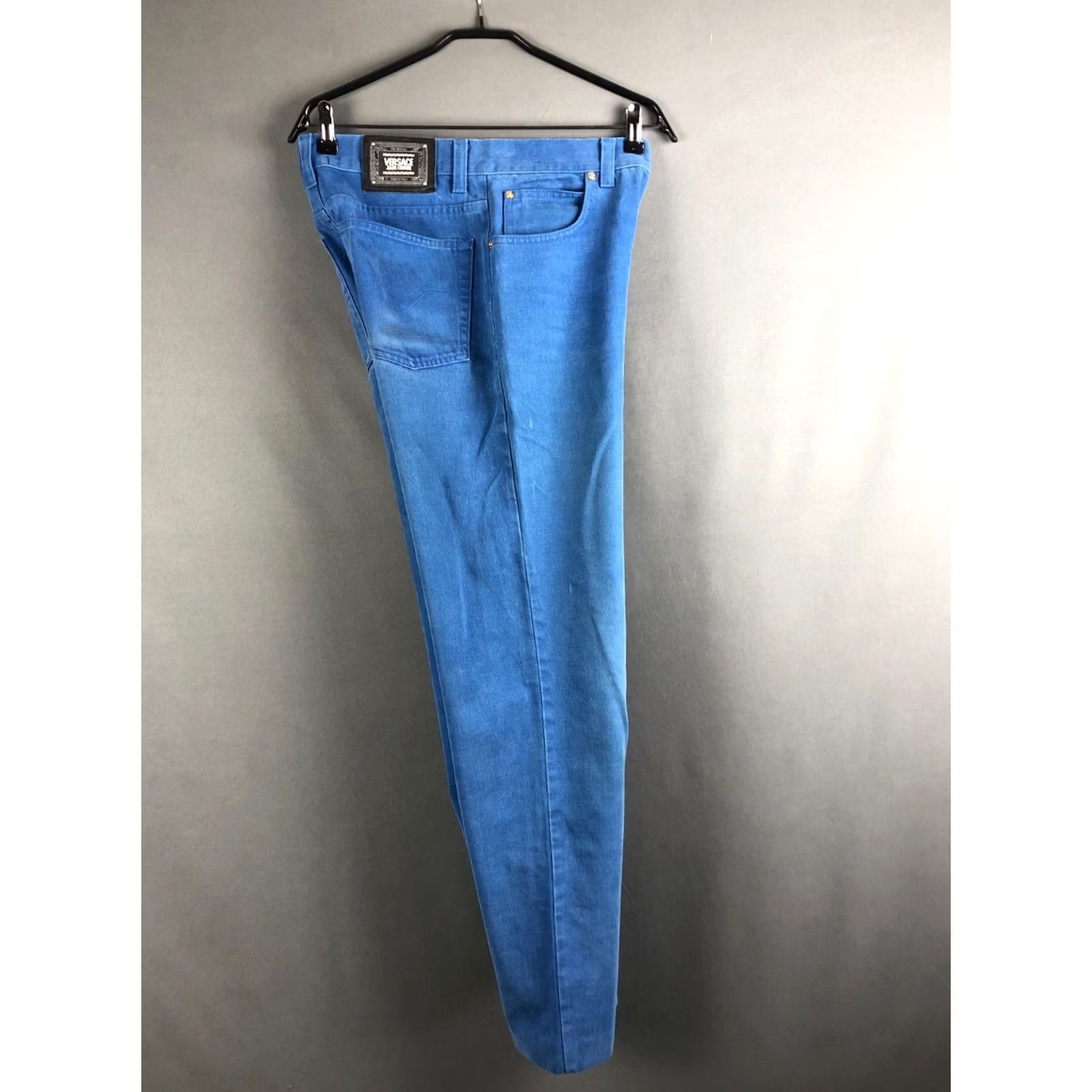 Versace Jeans Couture Versace Jeans Couture Jeans Denim Blue Women Size 34 48 Regular 100% Cotton Pockets Logo Patch Classic Vintage: No Size 24" / US 00 / IT 34 - 2 Thumbnail
