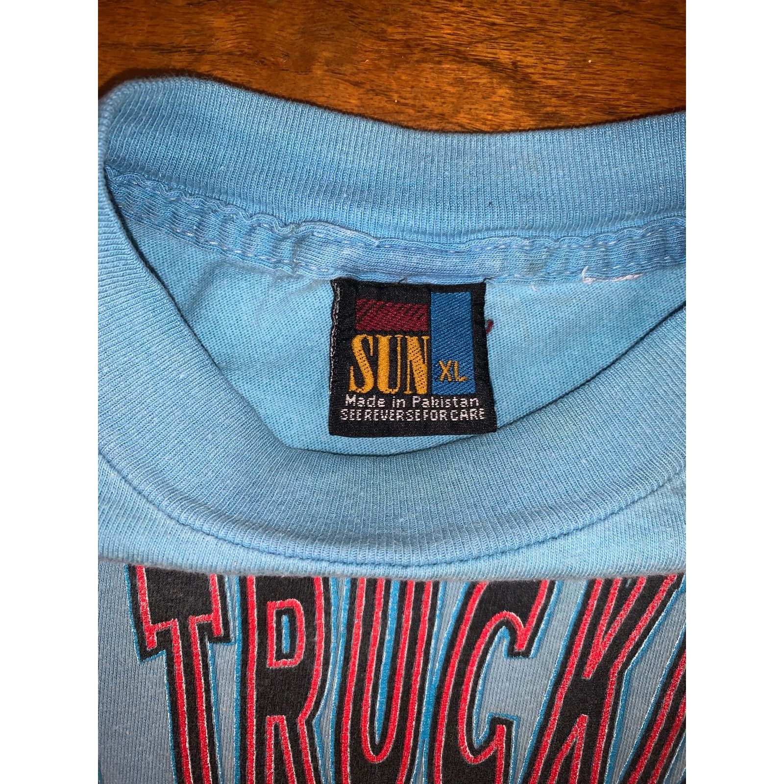 Other × Vintage Outlaw Trucking Co T-Shirt XL Light Blue Racing 1999 Size US XL / EU 56 / 4 - 4 Thumbnail