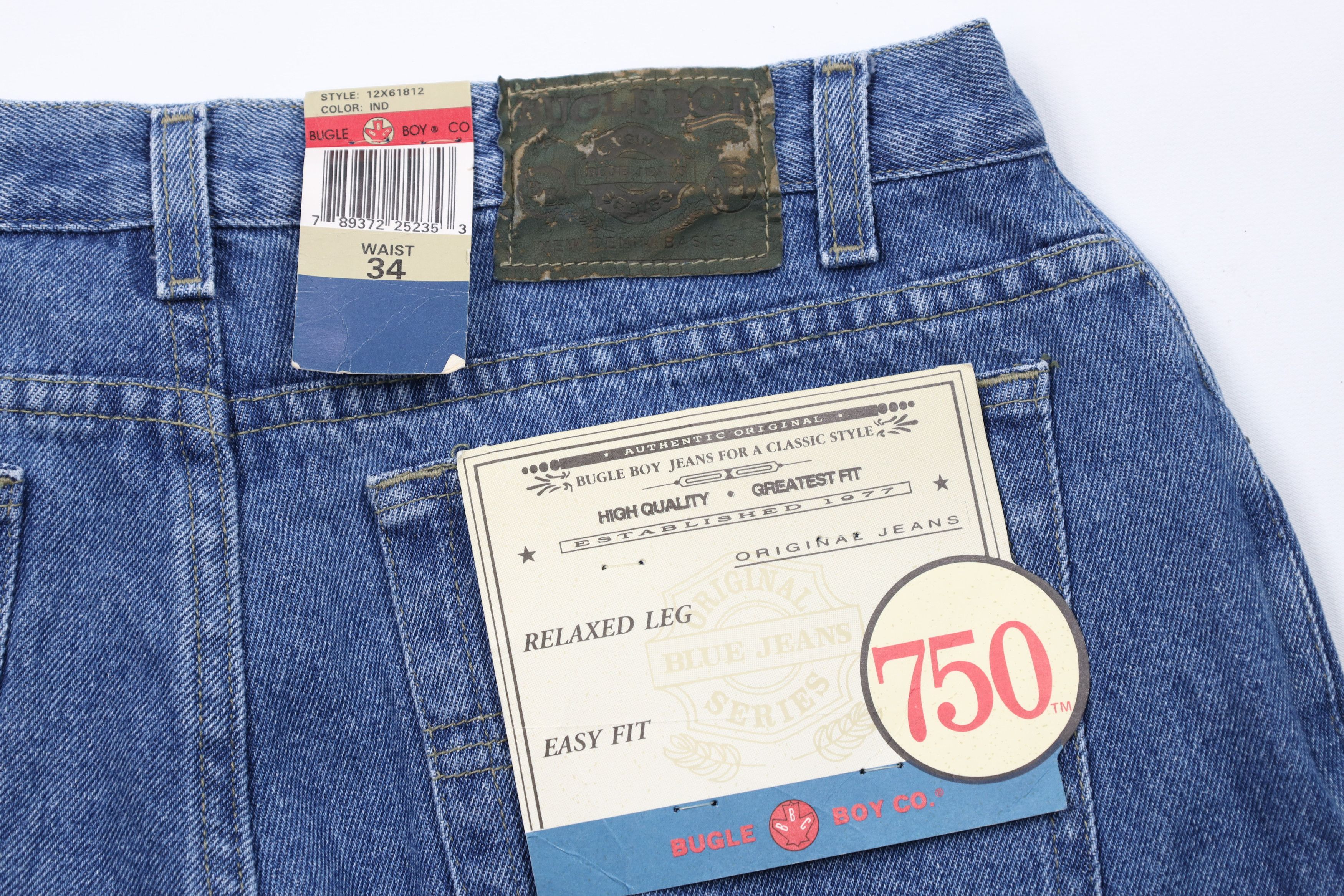 Vintage Deadstock Vintage 90s Streetwear Fit Denim Jean Shorts Jorts Size US 34 / EU 50 - 13 Thumbnail