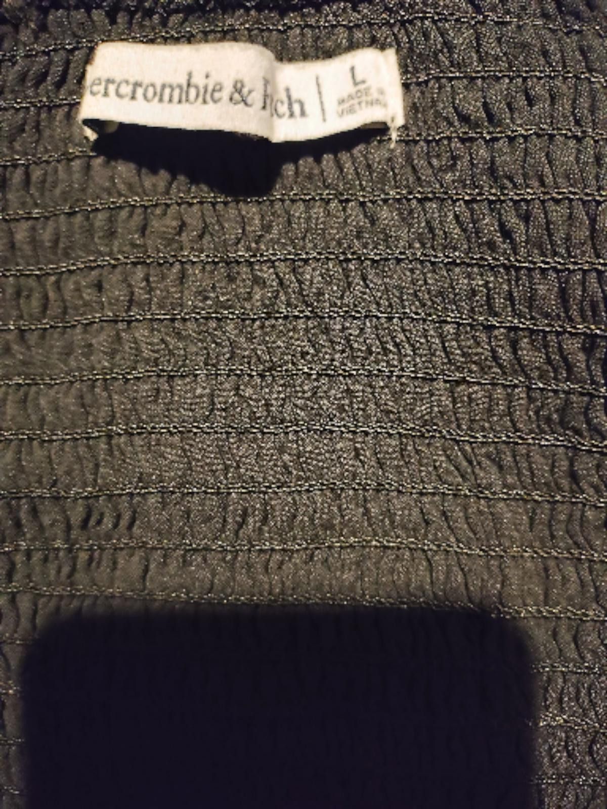 Abercrombie & Fitch Abercrombie & Fitch Women's Smocked Lace-Sleeve Top Size L / US 10 / IT 46 - 7 Thumbnail