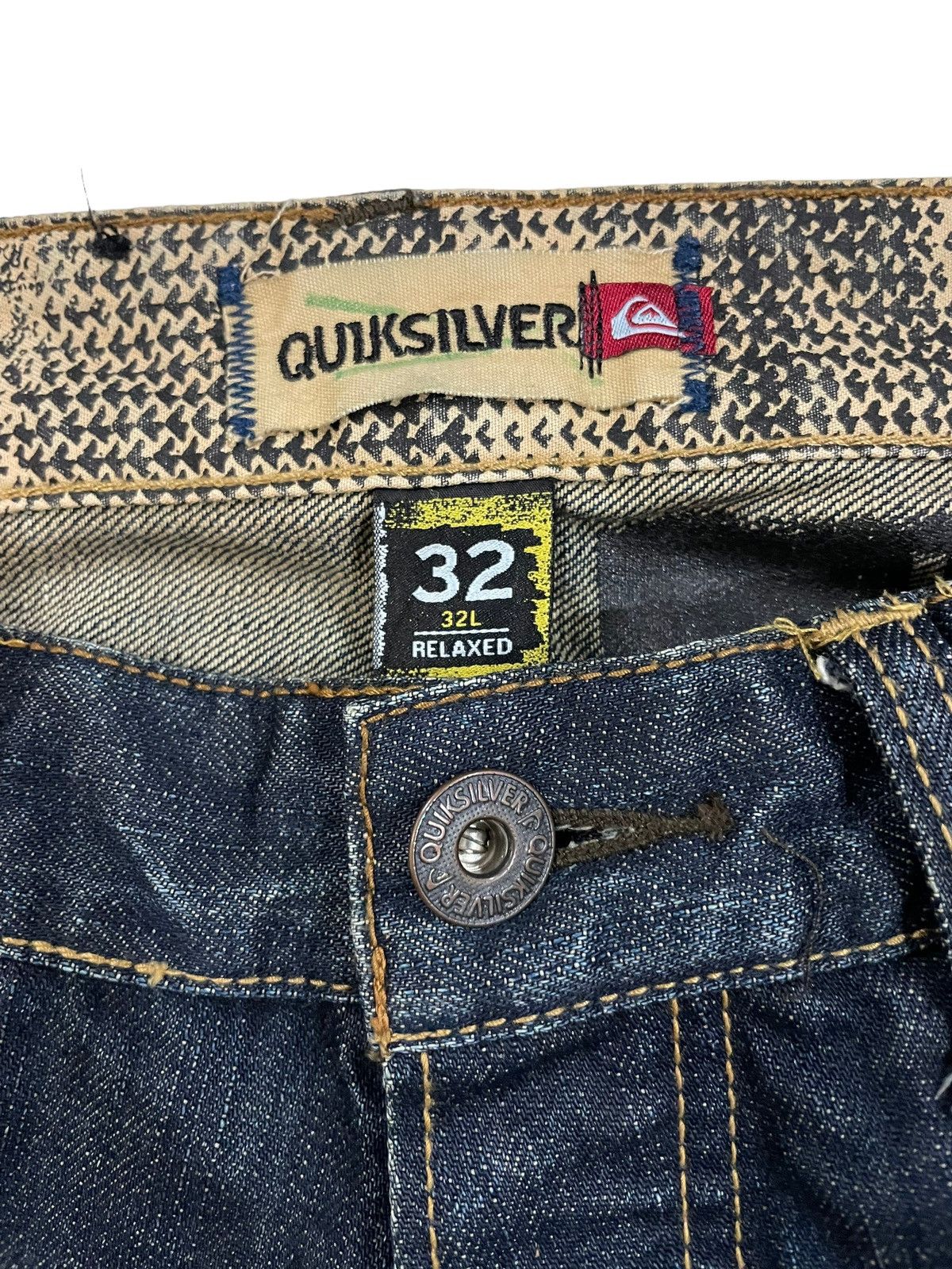 Quicksilver × Quiksilver Vintage Quiksilver Buster Faded Relaxed Fit Jeans Size US 32 / EU 48 - 6 Thumbnail