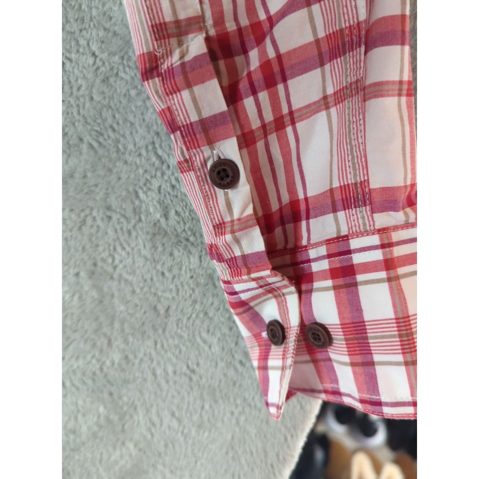 Ariat Ariat Shirt Womens XL Pink Plaid Rebar Button Shirt Ladies Workwear Casual Size XL / US 12-14 / IT 48-50 - 5 Thumbnail