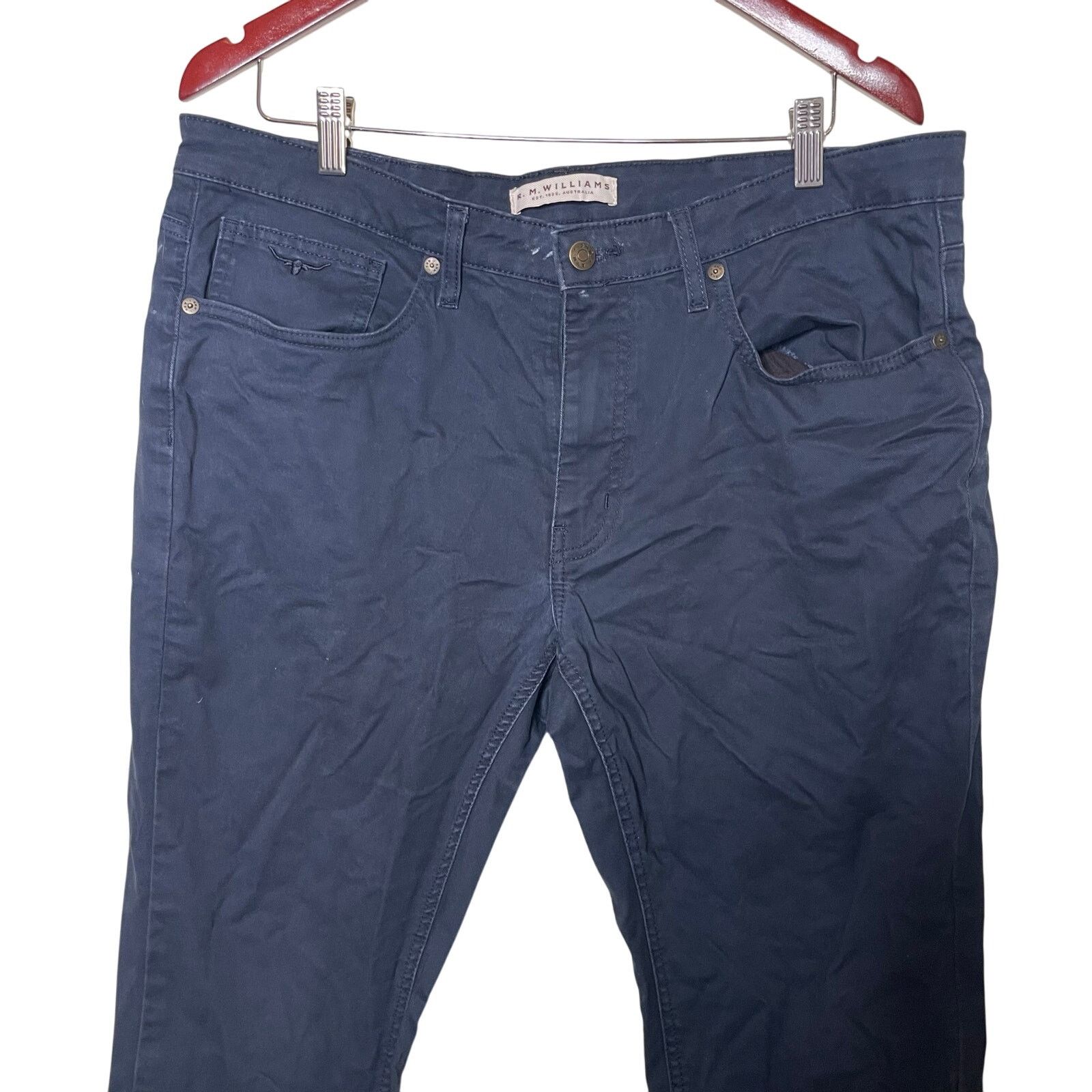 R.M. Williams R.M Williams navy blue straight leg jeans sz 36x33 Size US 36 / EU 52 - 2 Thumbnail