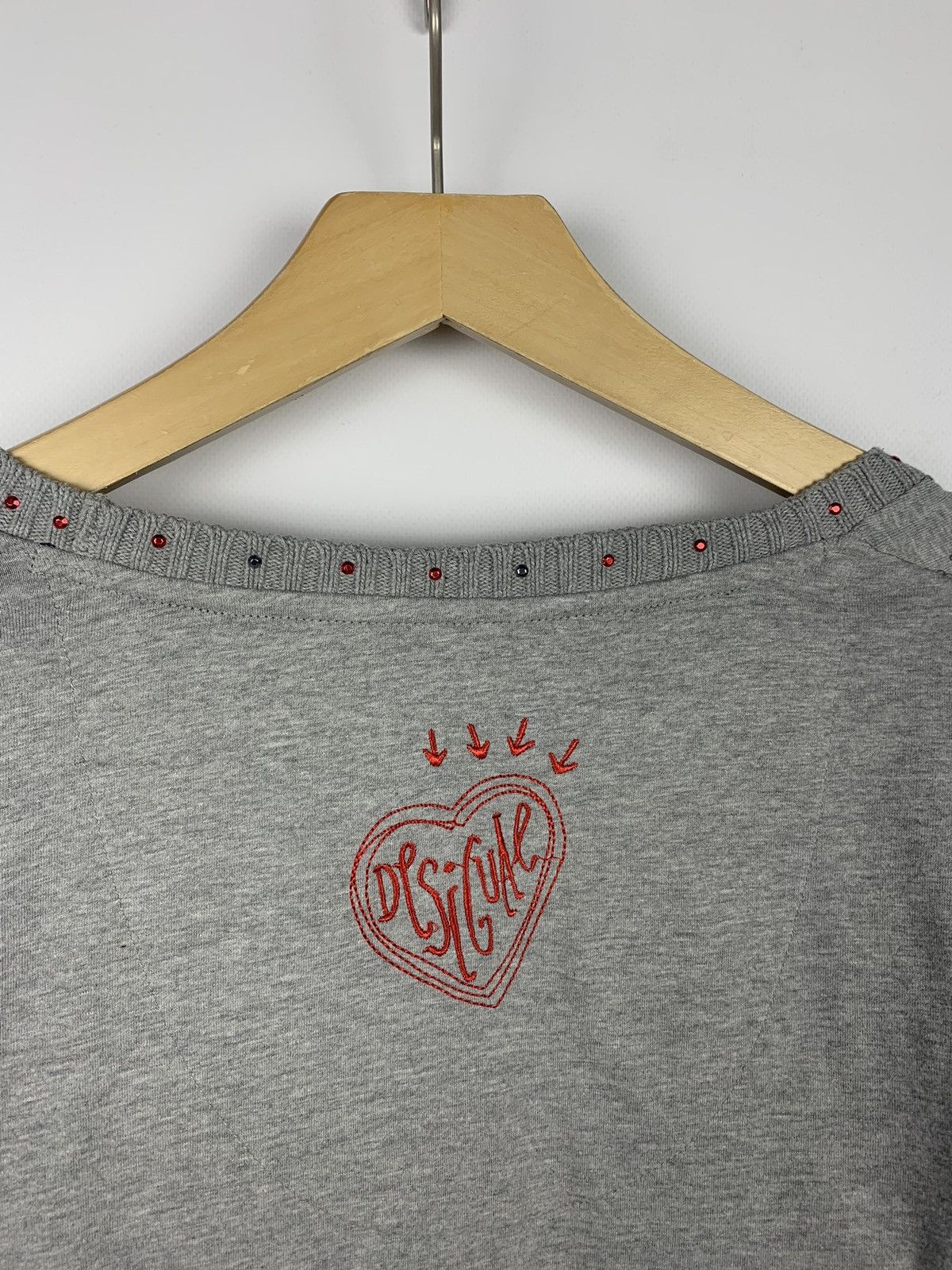 Desigual Vintage Y2K Desigual Love Heart Sweater Size L Avant Garde Size L / US 10 / IT 46 - 12 Thumbnail
