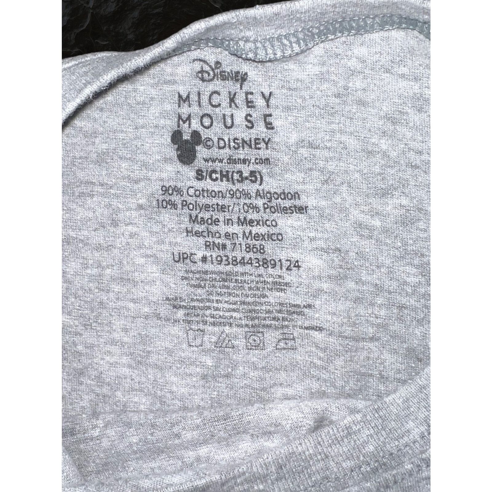 Disney Mickey Mouse Cool Peace Sign Disney Children's T-Shirt Small Size S / US 4 / IT 40 - 3 Thumbnail