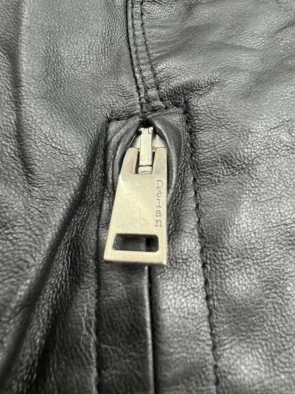 Delan Ezio Nappa Leather Jacket/ in Black, Men's (Size M) — image 4 of 6