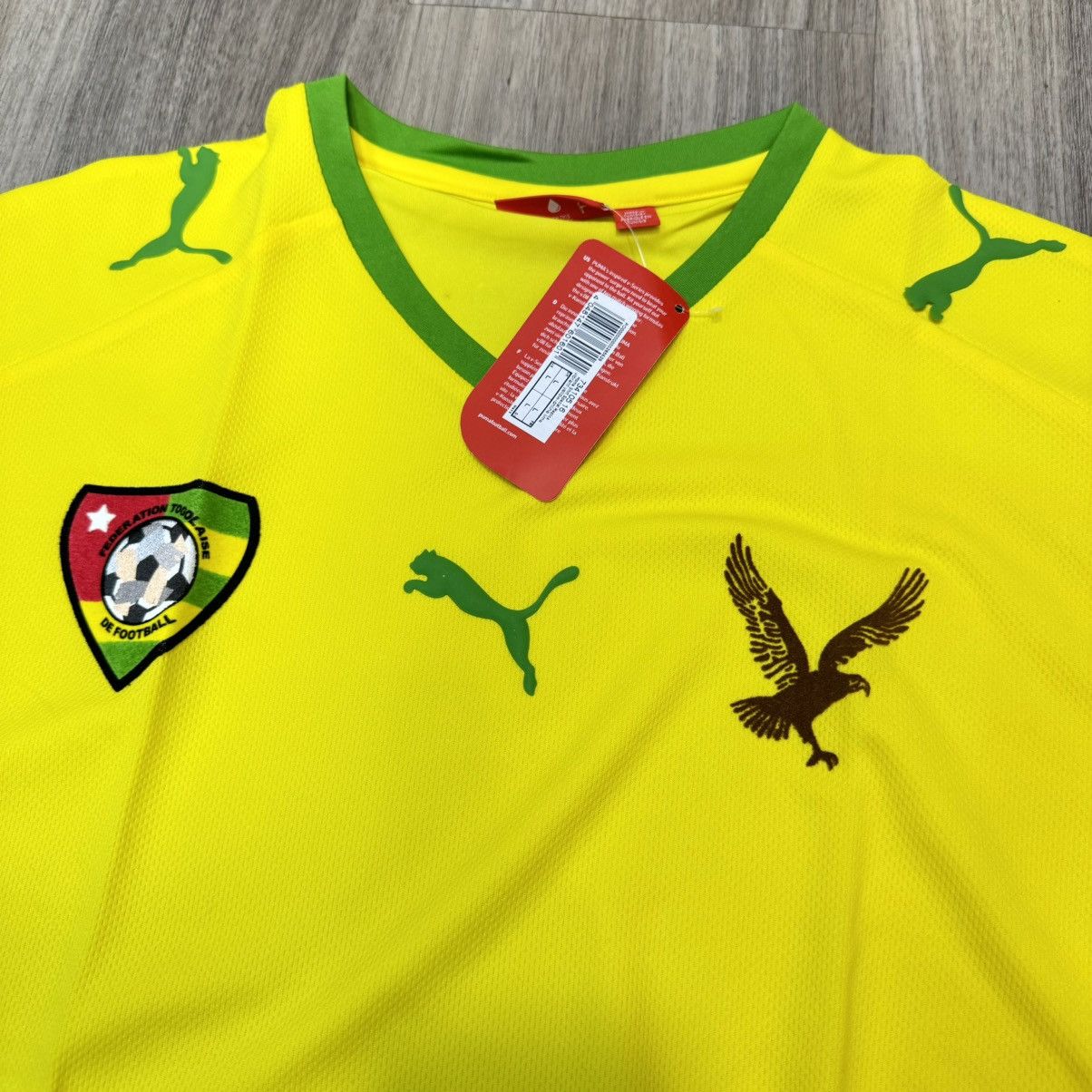 Puma Togo 08/09 home shirt (Bnwt) Size US L / EU 52-54 / 3 - 3 Thumbnail