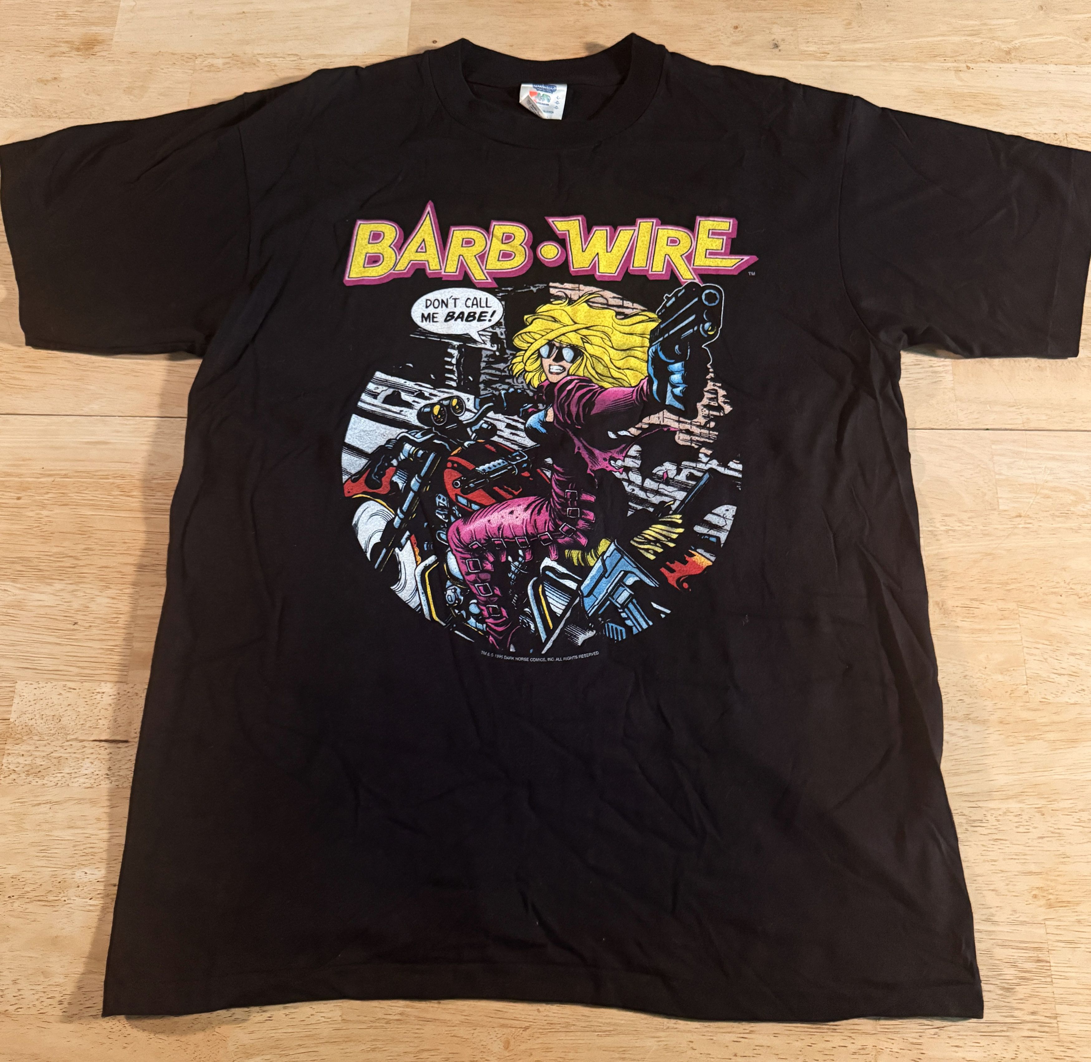 Vintage Barb Wire L 1995 Shirt Barbwire Dark Horse Pamela Anderson Size US L / EU 52-54 / 3 - 2 Thumbnail