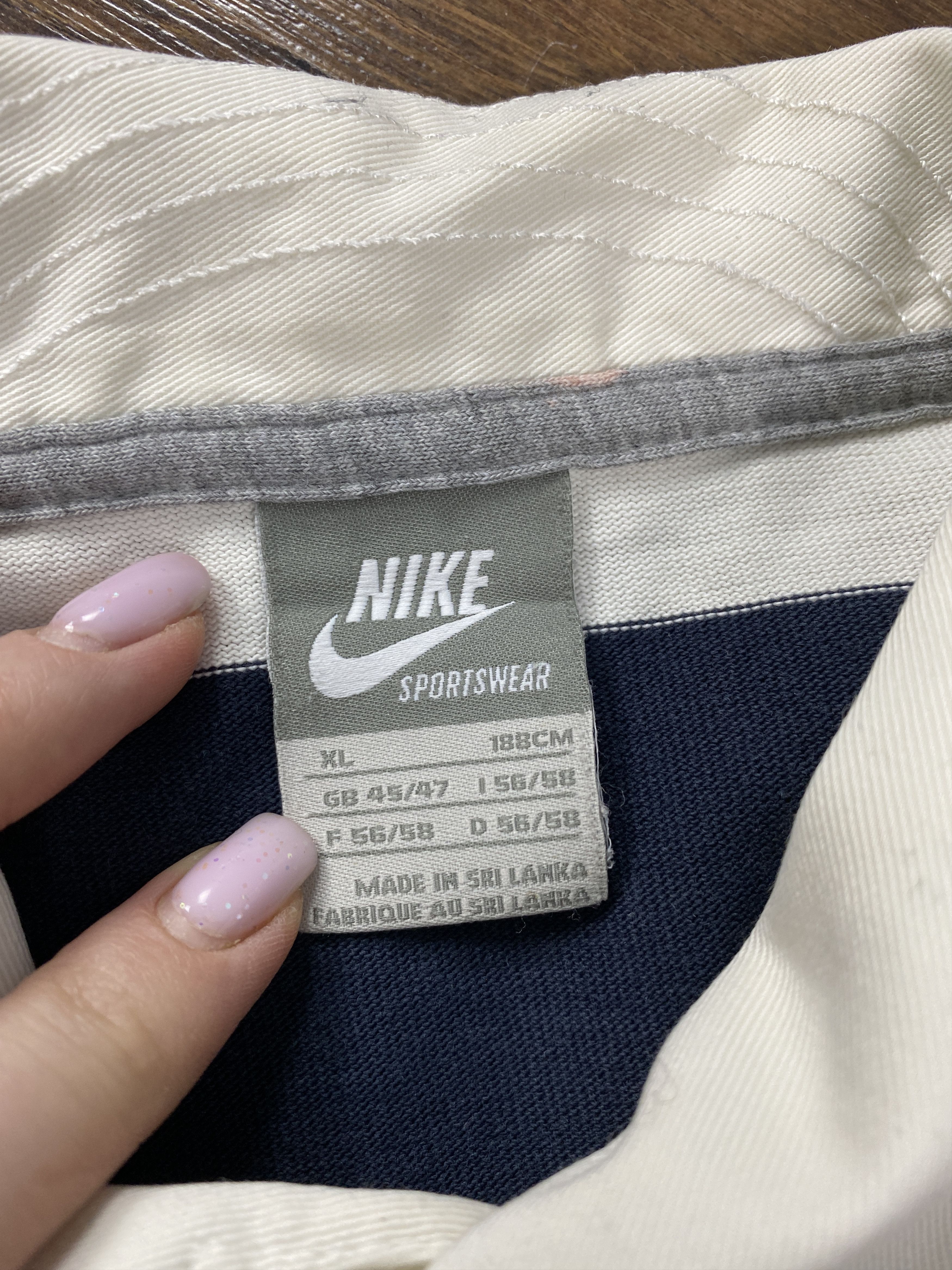 Nike Nike vintage rugby polo shirt y2k Size US XL / EU 56 / 4 - 4 Thumbnail