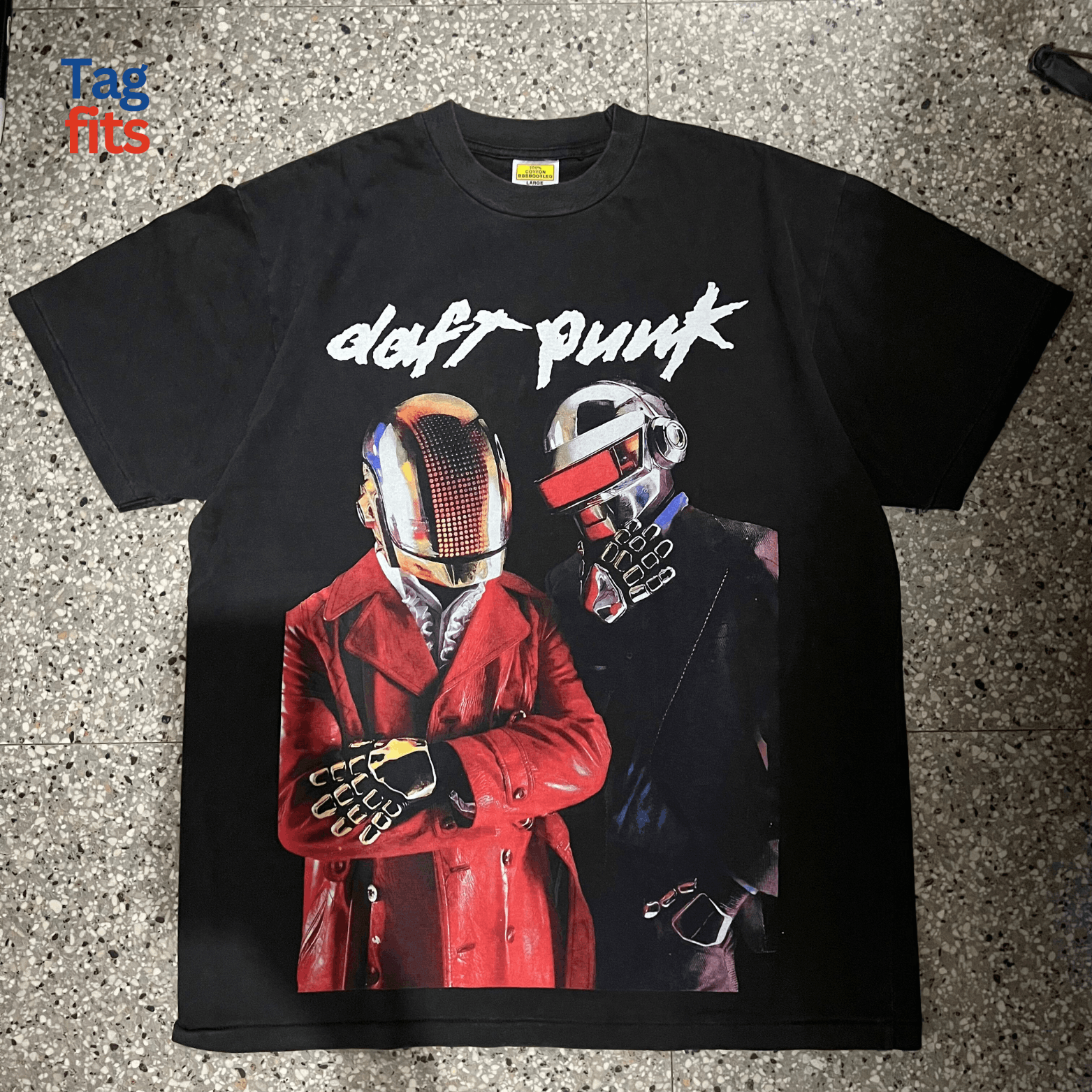 Daft Punk History Helmet Boot T shirt ☆
