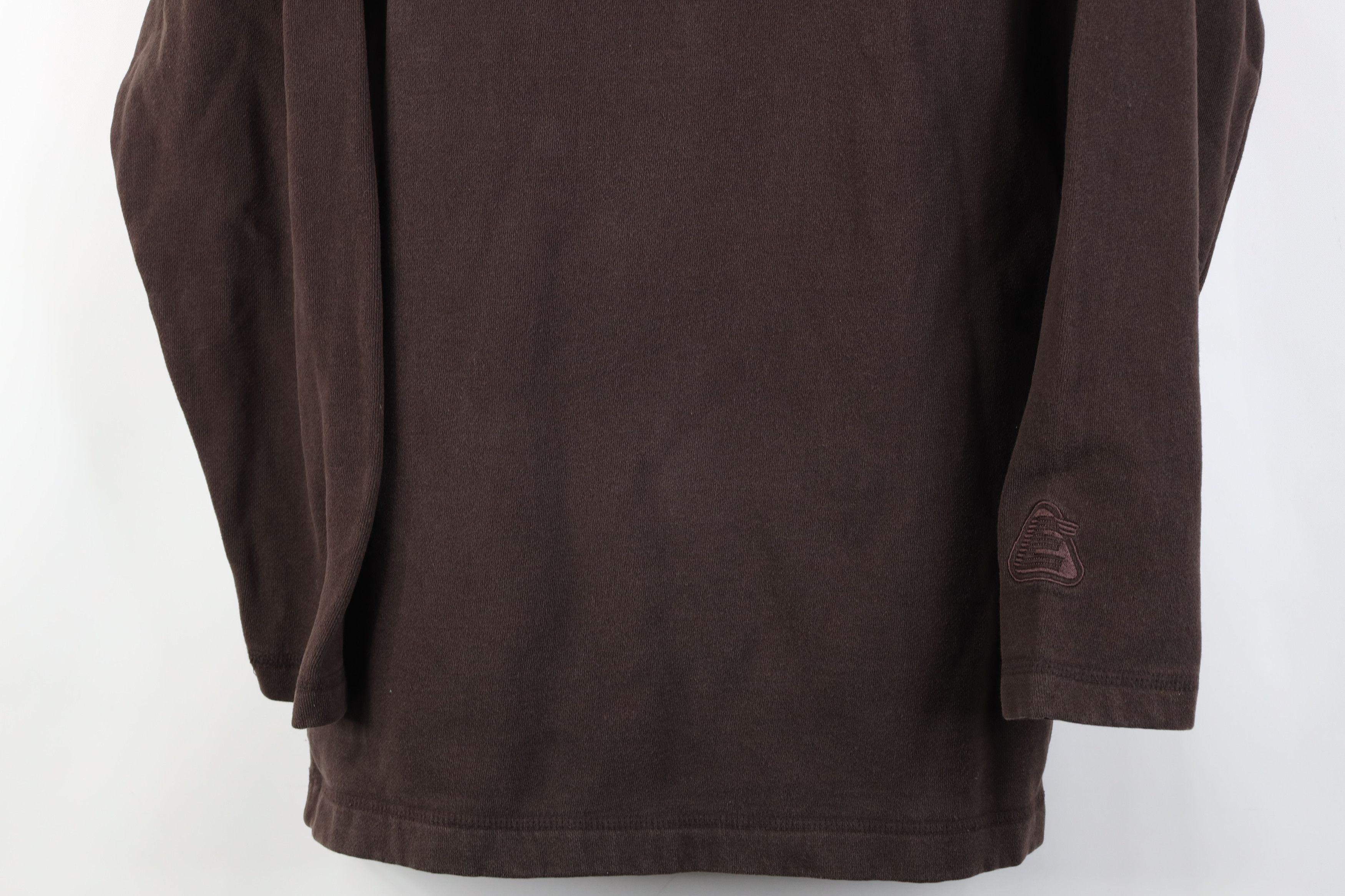 Express Vintage 90s Express Crewneck Sweatshirt Chocolate Brown Size M / US 6-8 / IT 42-44 - 3 Thumbnail