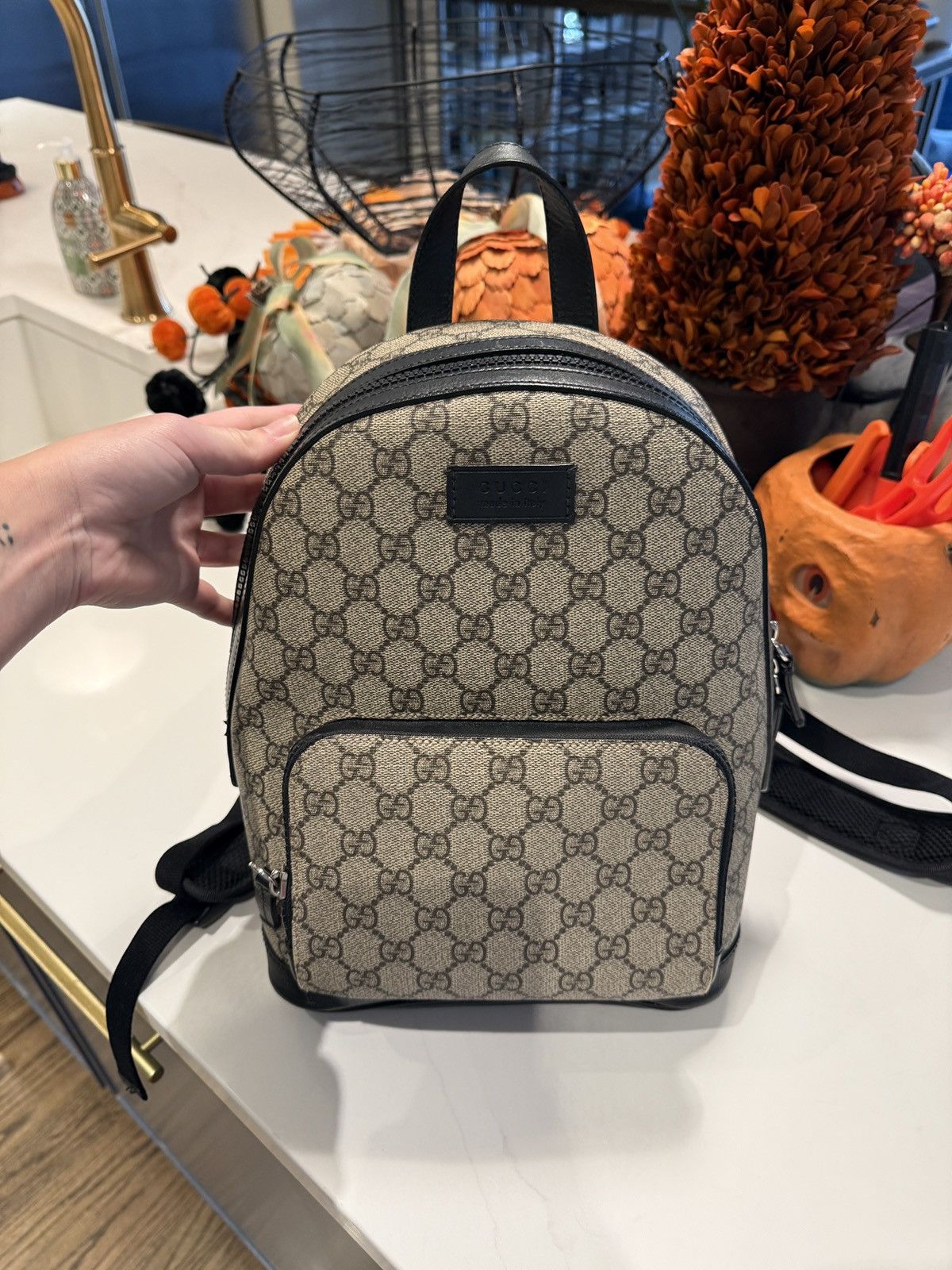 Gucci [US ONLY] GUCCI BEIGE EDEN SMALL BACKPACK Size ONE SIZE - 6 Thumbnail